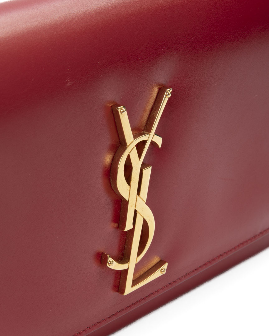Alternative view of Saint Laurent Kate Medium Rossa