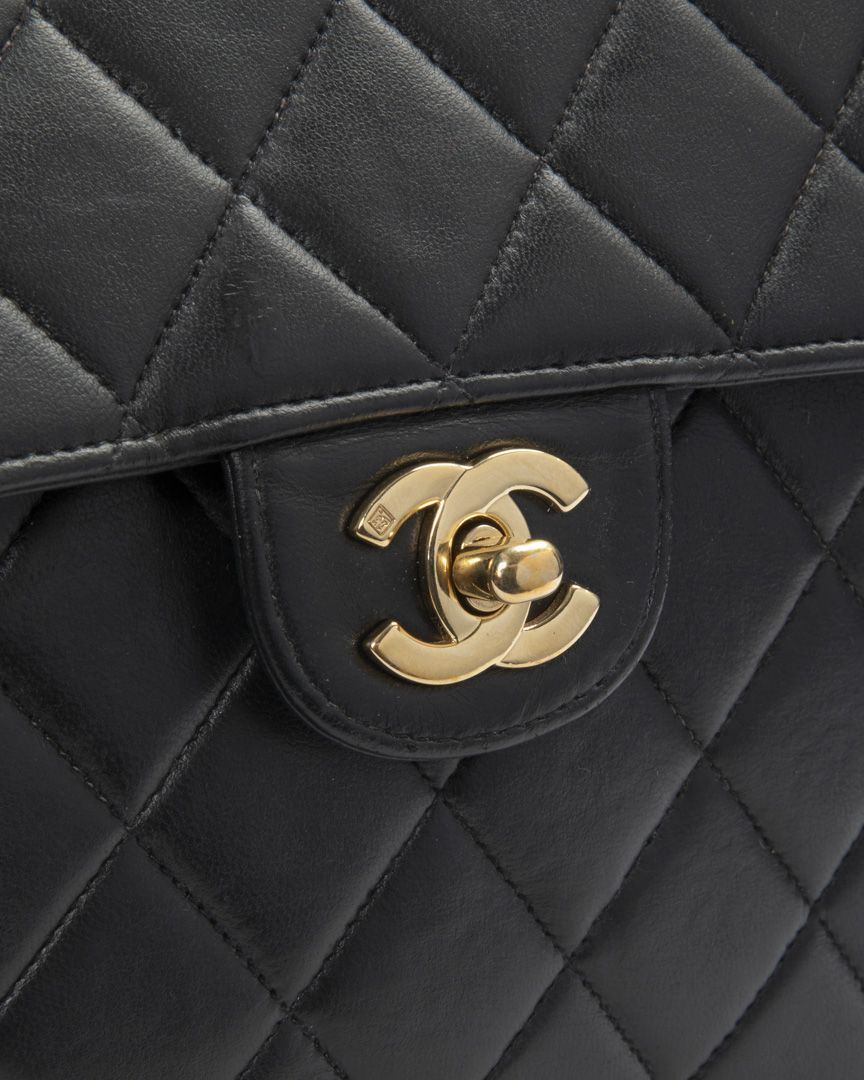 Alternative view of Chanel Jumbo Vertical Timeless Vintage Nera