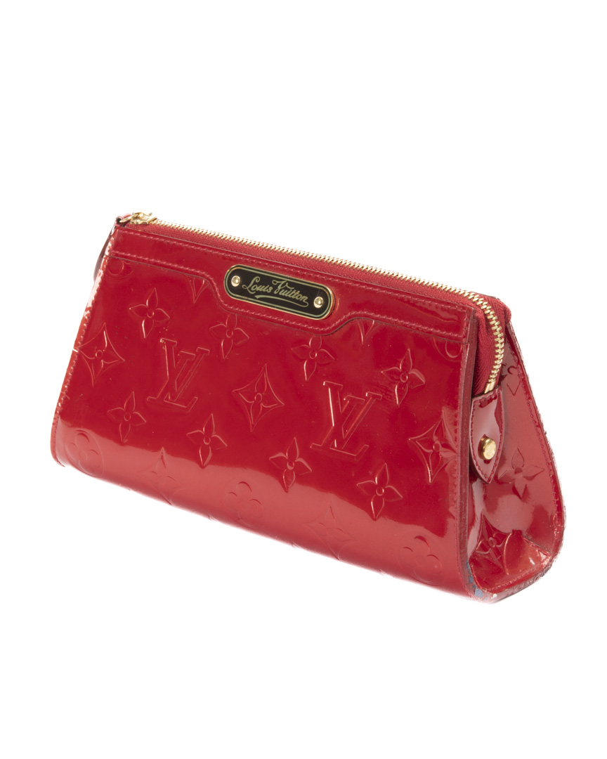 Alternative view of Louis Vuitton Trousse PM Vernice Rossa
