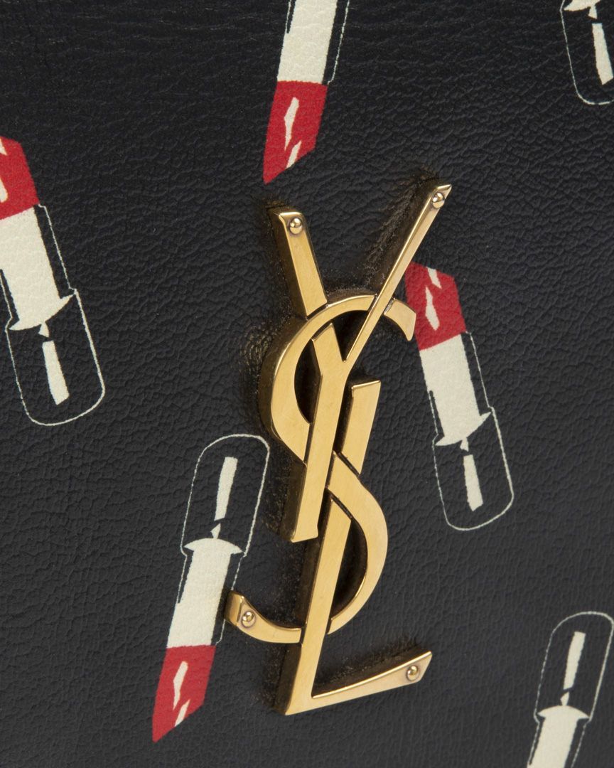 Alternative view of Saint Laurent Pochette Kate Lipstick Small Nera