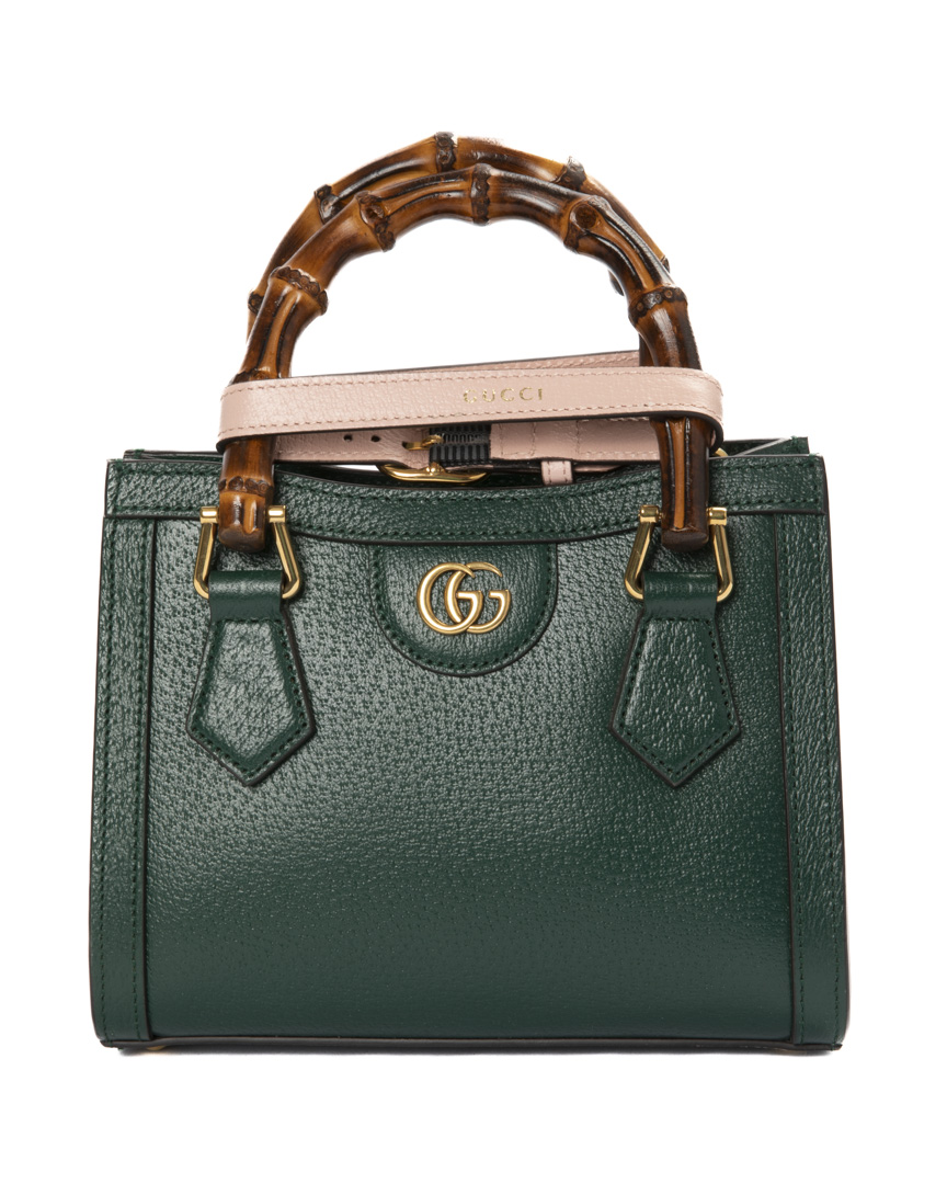 Gucci Diana Bamboo Small Granulata Verde