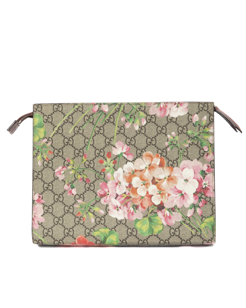 Gucci Pochette Bloom Small GG Supreme Rosa