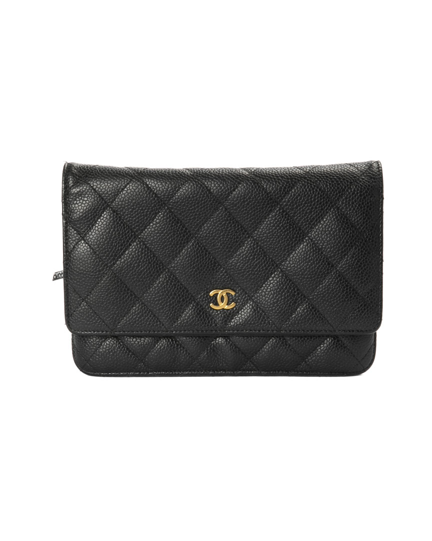 Chanel Wallet On Chain Timeless Caviar Nera