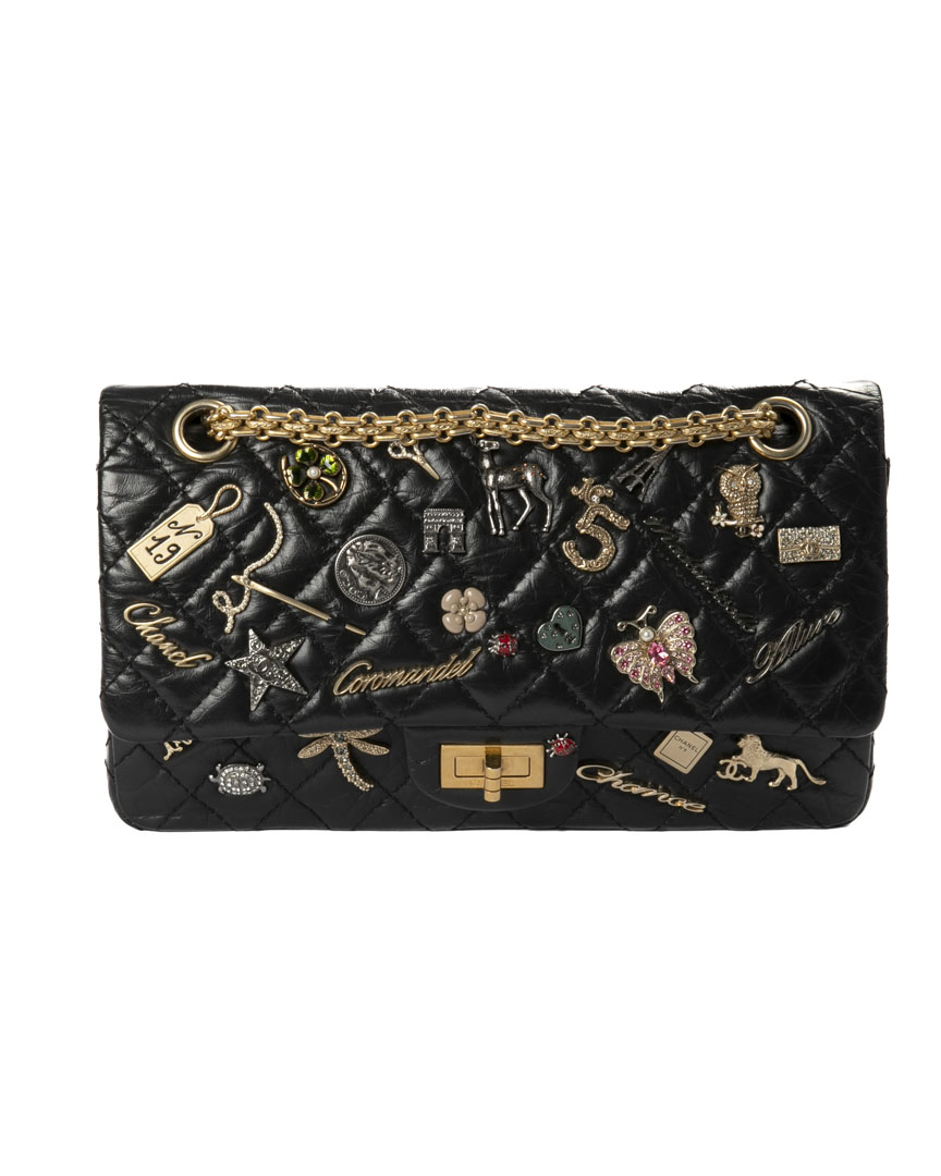 Chanel 2.55 Reissue Lucky Charm Paris Nera
