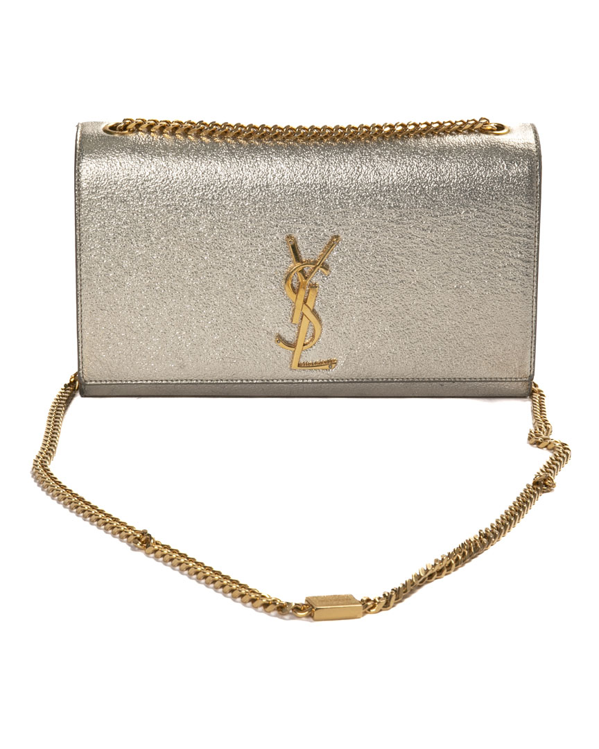 Saint Laurent Kate Medium Metallizzata Oro