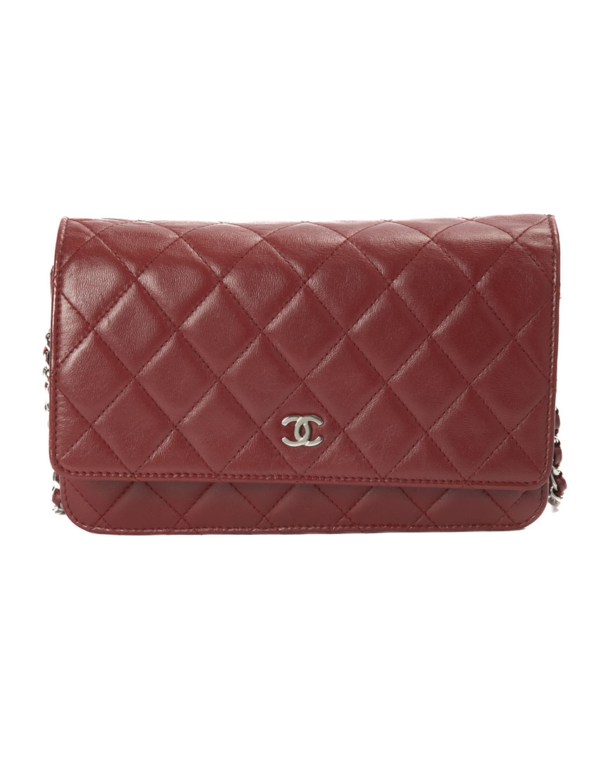 Chanel Wallet On Chain Timeless Rossa