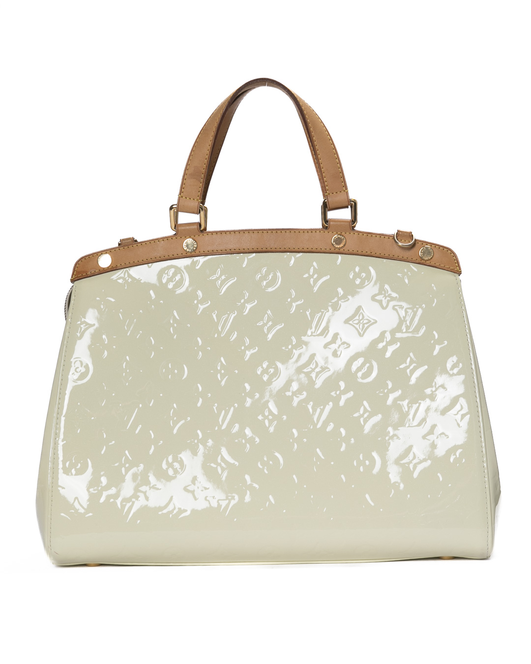 Louis Vuitton Brea GM Vernice Crema