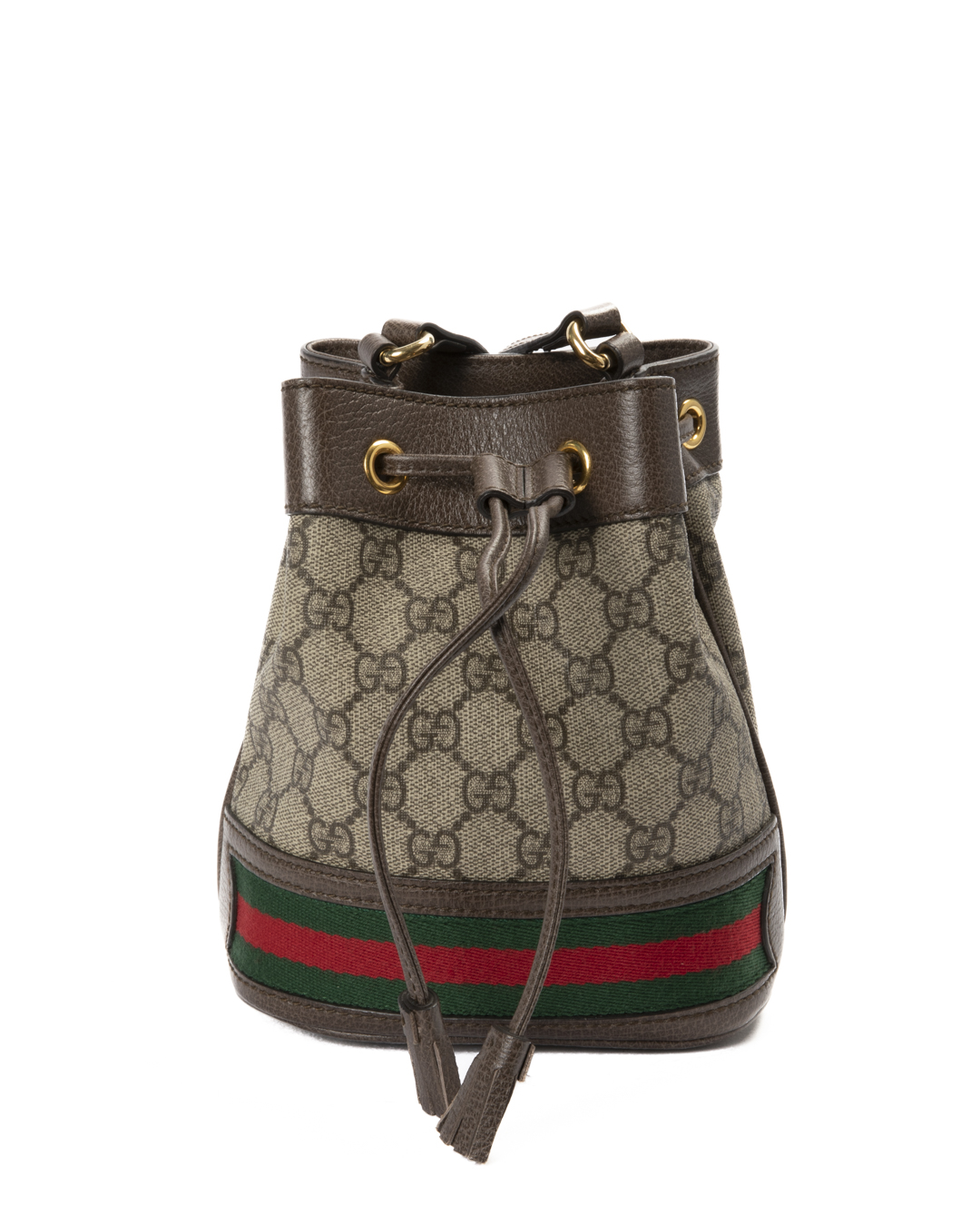 Gucci Bucket Ophidia Small GG Supreme Marrone