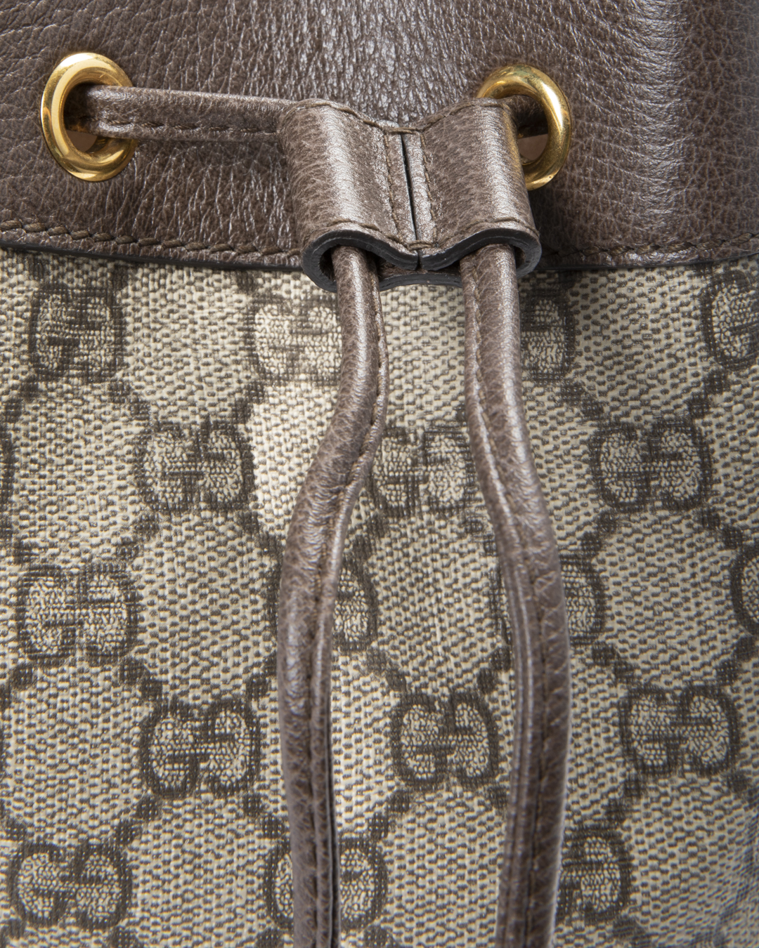 Alternative view of Gucci Bucket Ophidia Small GG Supreme Marrone