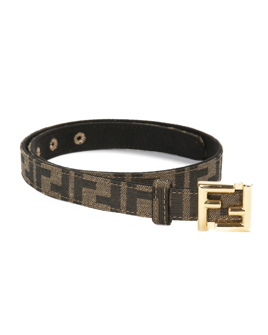 Alternative view of Fendi Cintura Baby Small FF Logomania Marrone