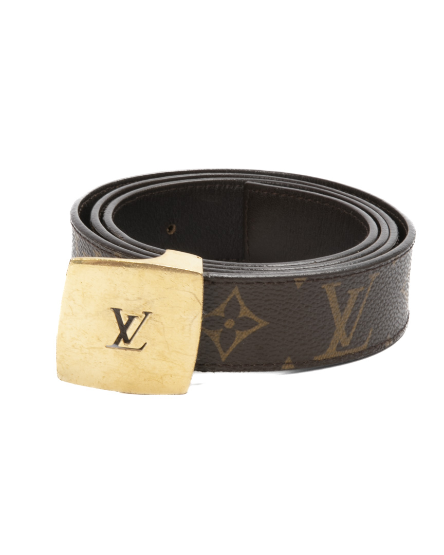 Louis Vuitton Cintura Placca Monogram