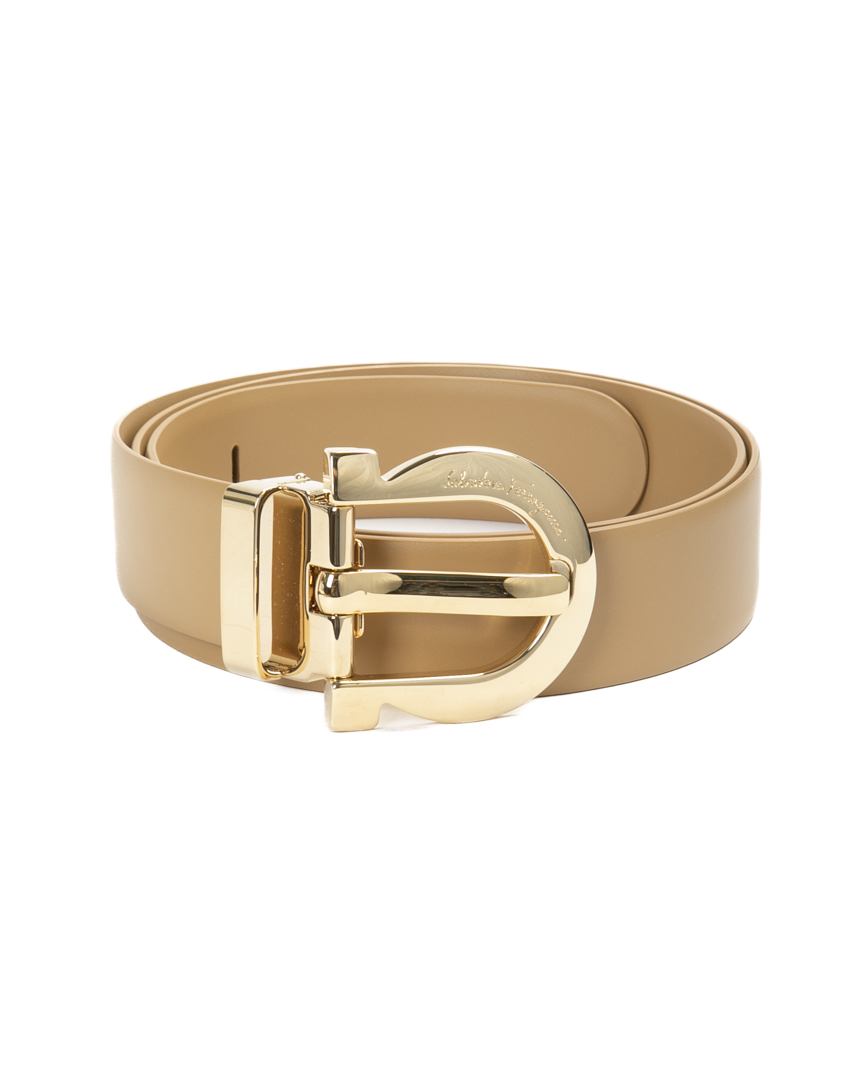 Ferragamo Cintura Fibbia Cammello