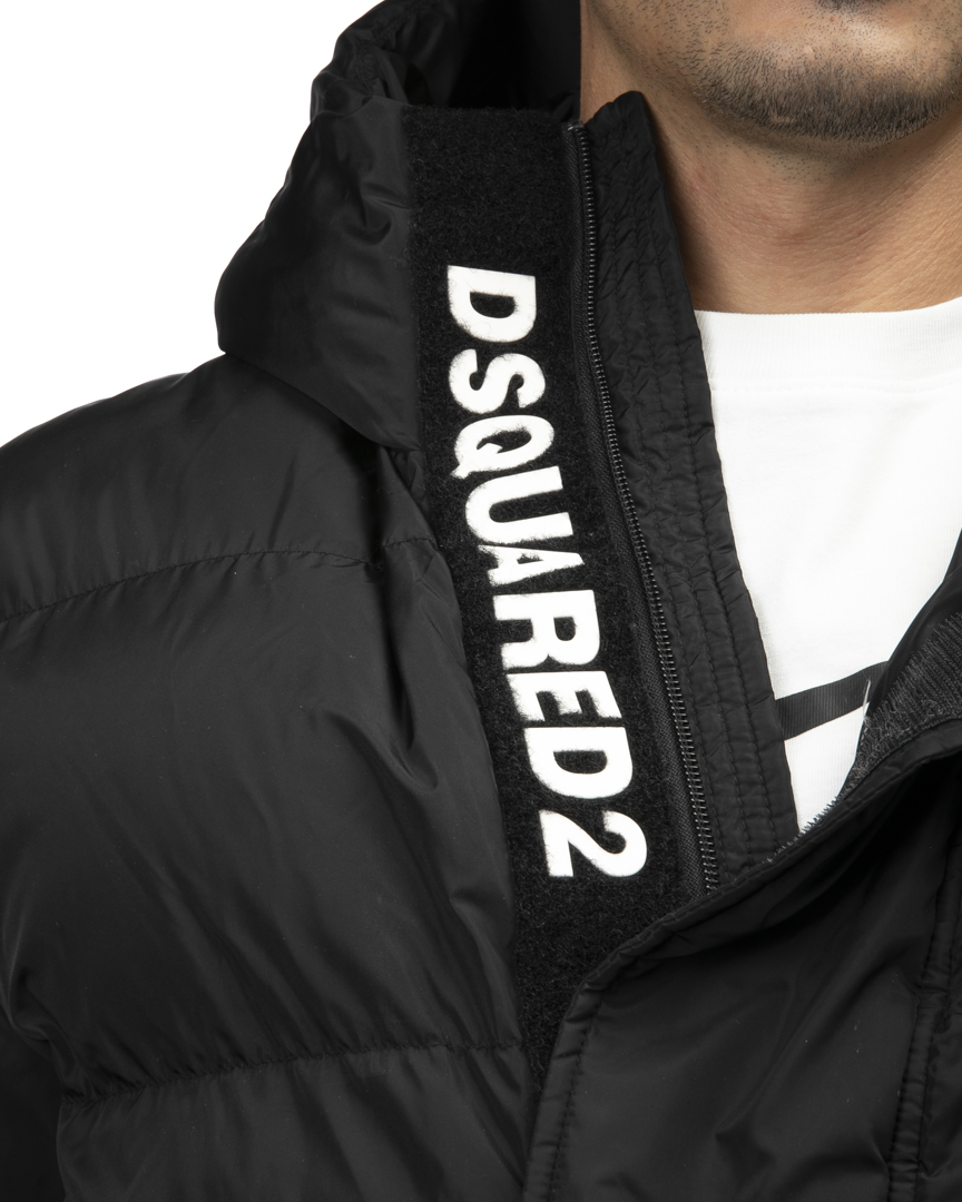 Alternative view of Dsquared Piumino Kids Logo Nero