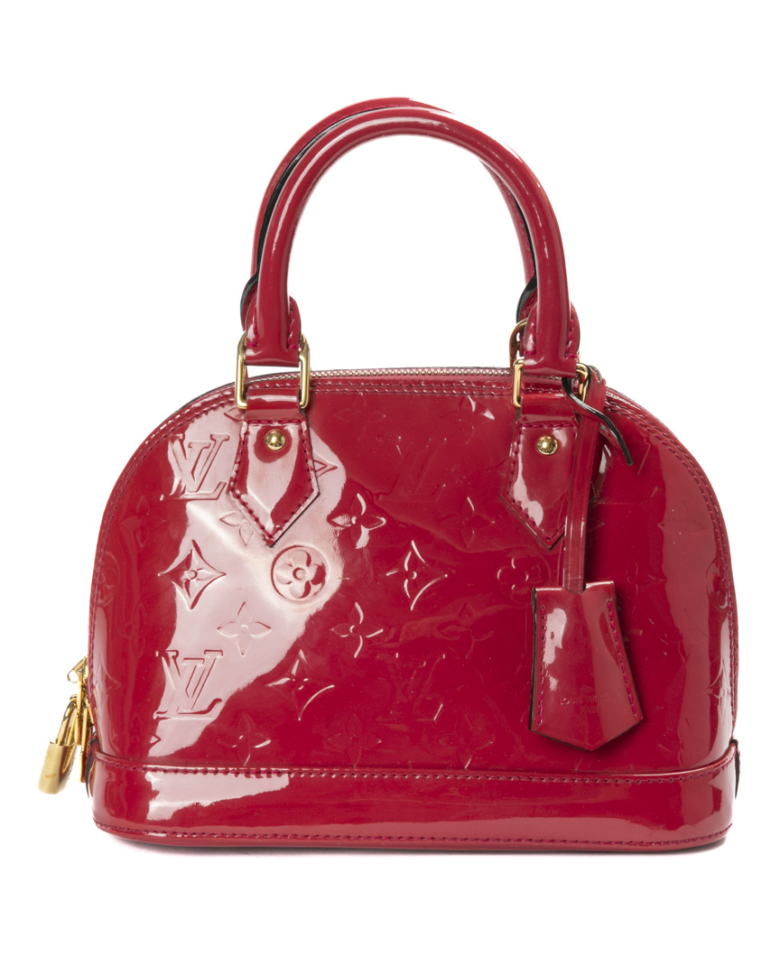 Louis Vuitton Alma BB Vernice Fucsia