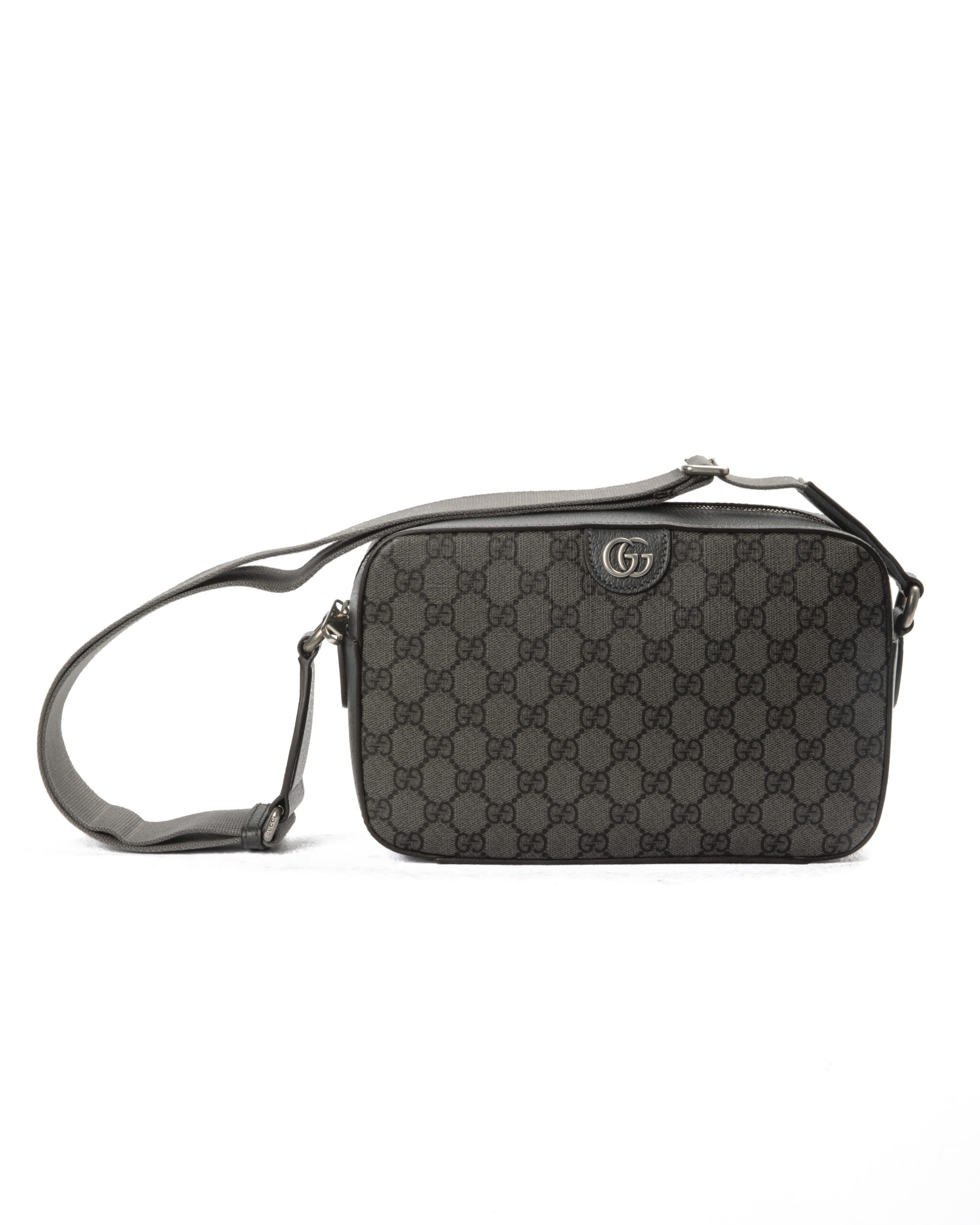 Gucci Camera Bag Man Ophidia GG Supreme Grigia