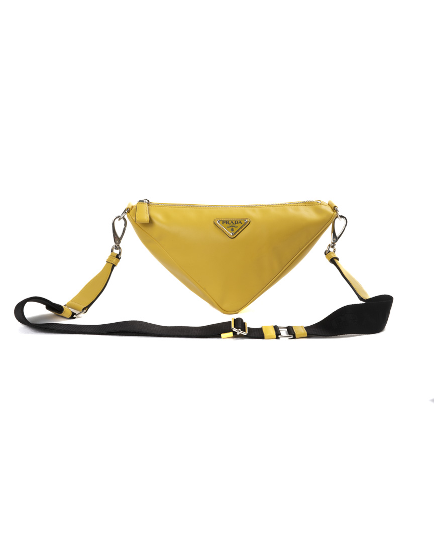 Prada Triangle Small Gialla
