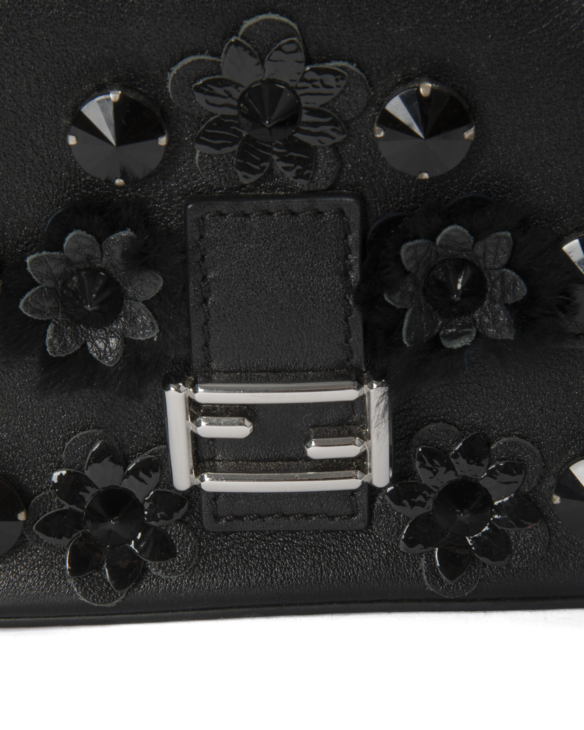 Alternative view of Fendi Baguette Doube Micro Flower Nera/Blu