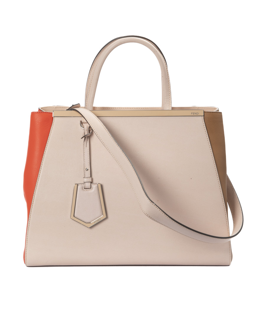 Fendi 2Jours Medium Tricolor Rosa
