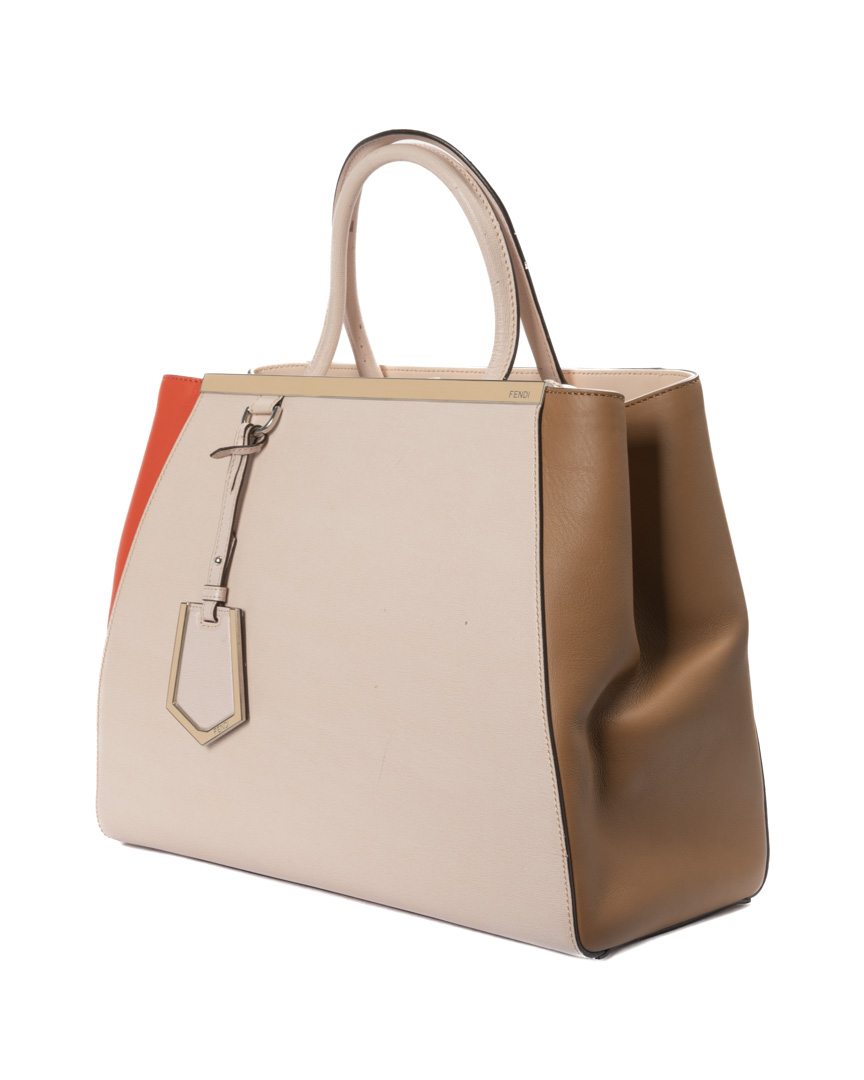 Alternative view of Fendi 2Jours Medium Tricolor Rosa