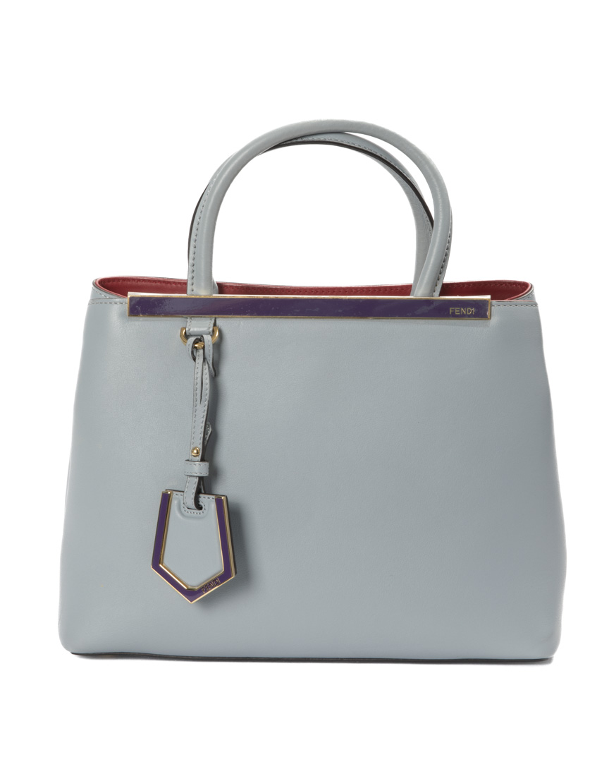 Fendi 2Jours Small Azzurro Polvere