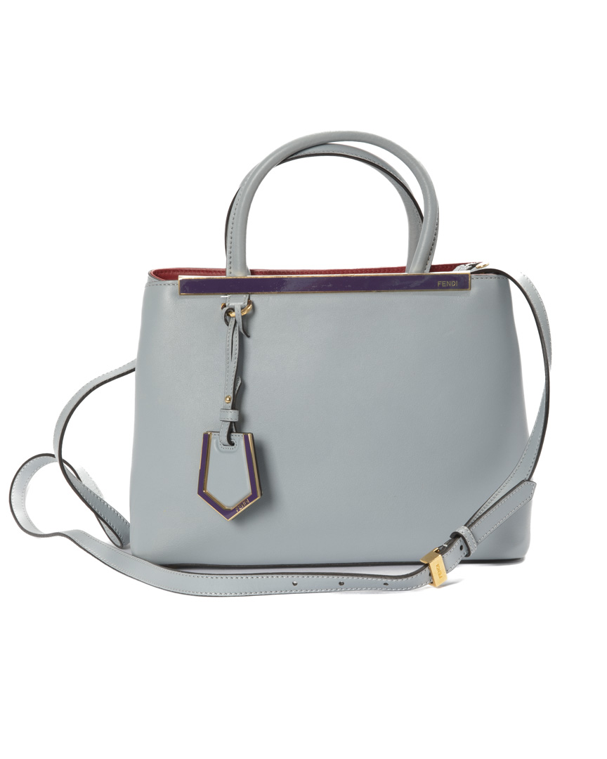Alternative view of Fendi 2Jours Small Azzurro Polvere