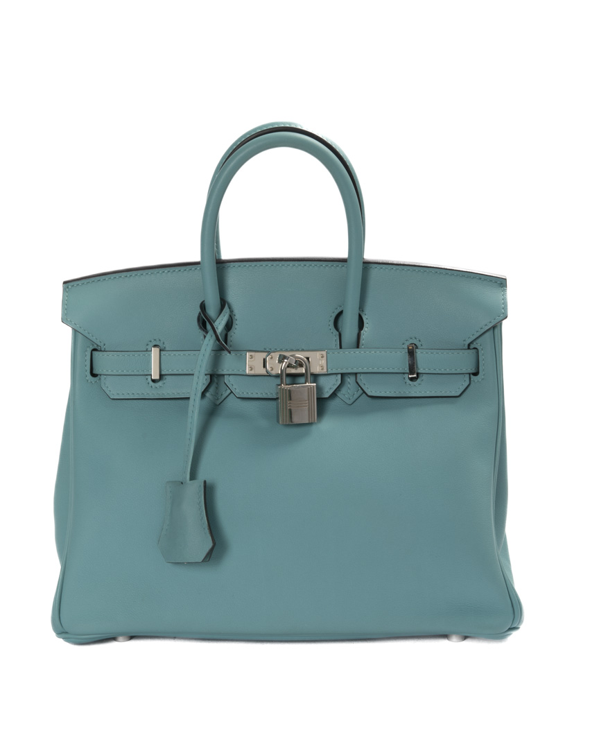 Hermès Sac Birkin 25 Swift Blue Atoll
