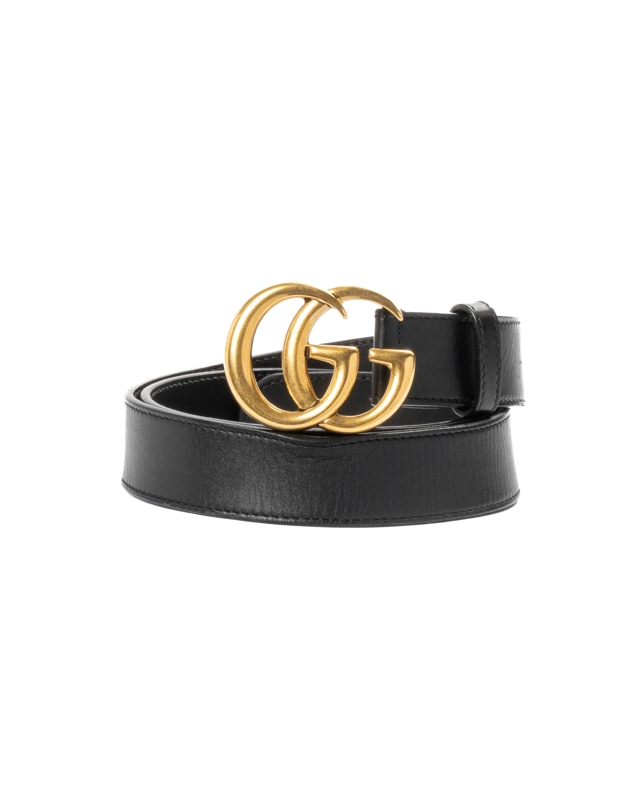 Gucci Cintura GG Marmont Nera