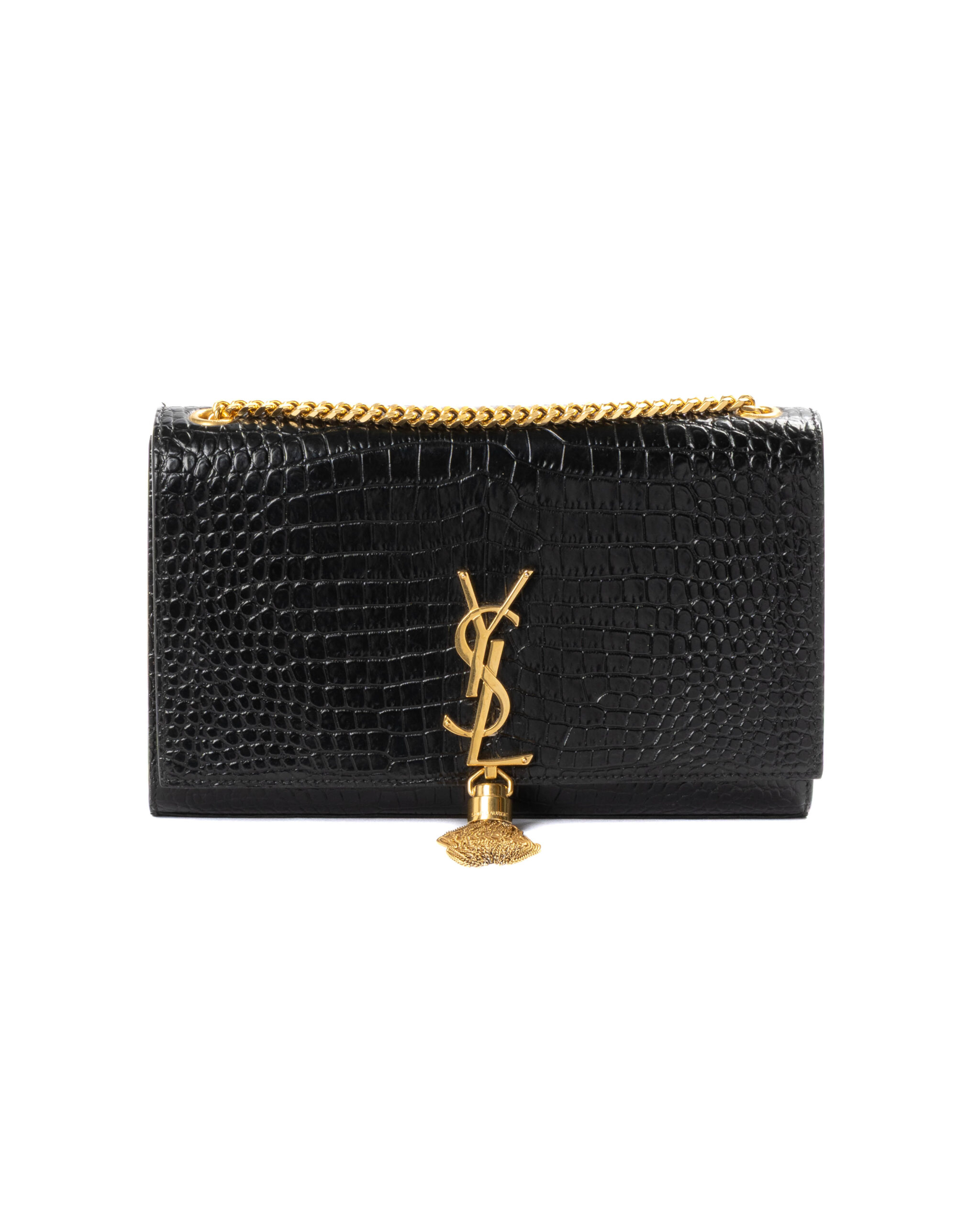 Saint Laurent Kate Nappina Medium Cocco Nera