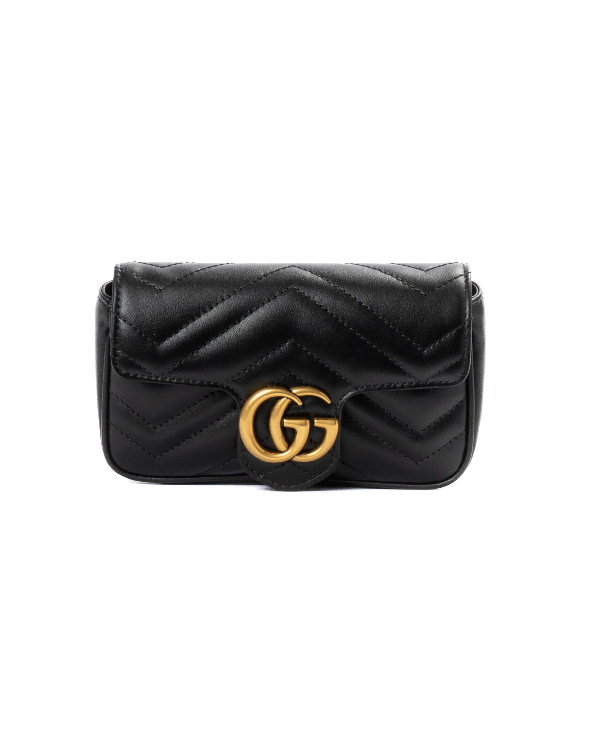 Gucci Mini Marmont 16 Matelassè Nera