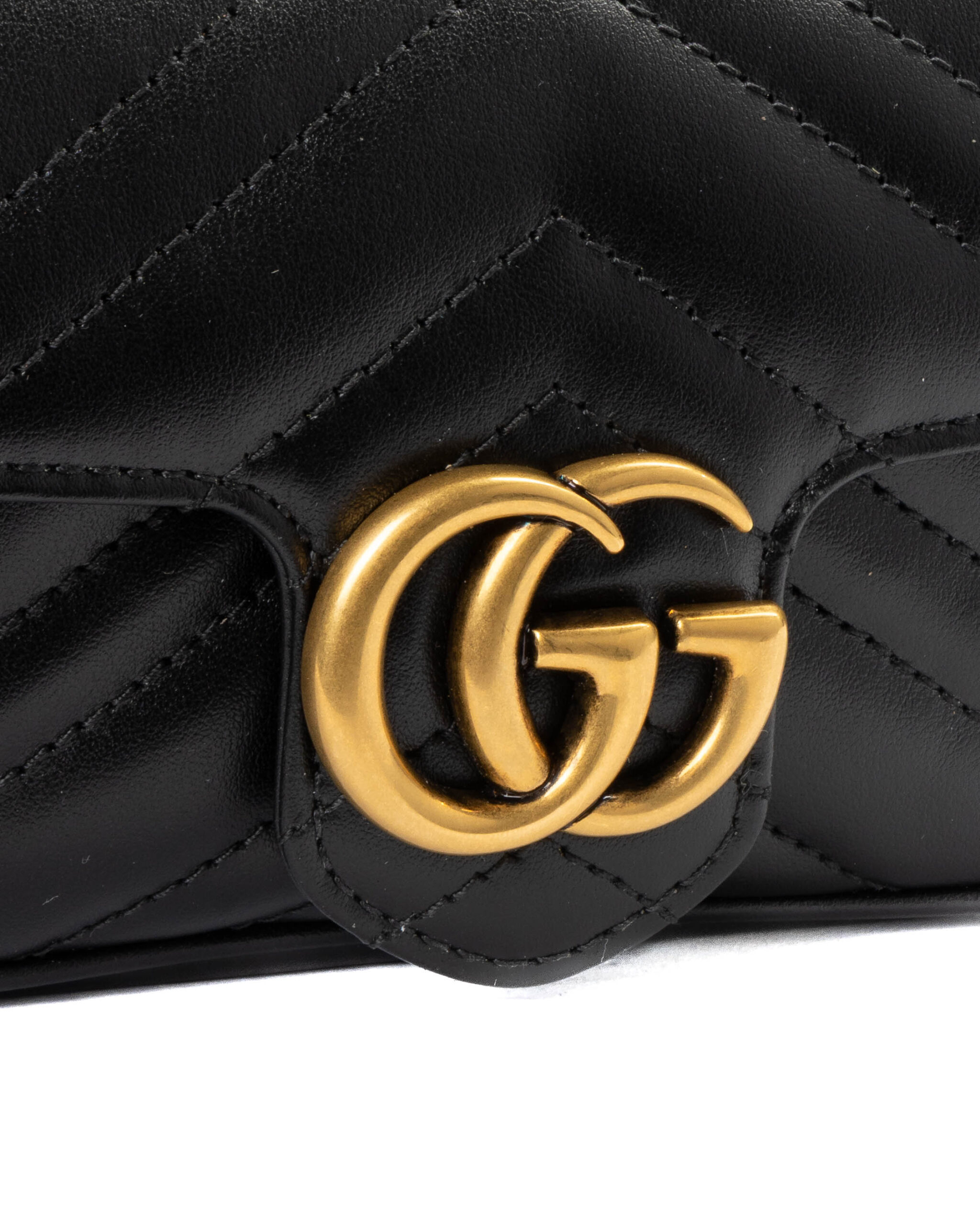 Alternative view of Gucci Mini Marmont 16 Matelassè Nera