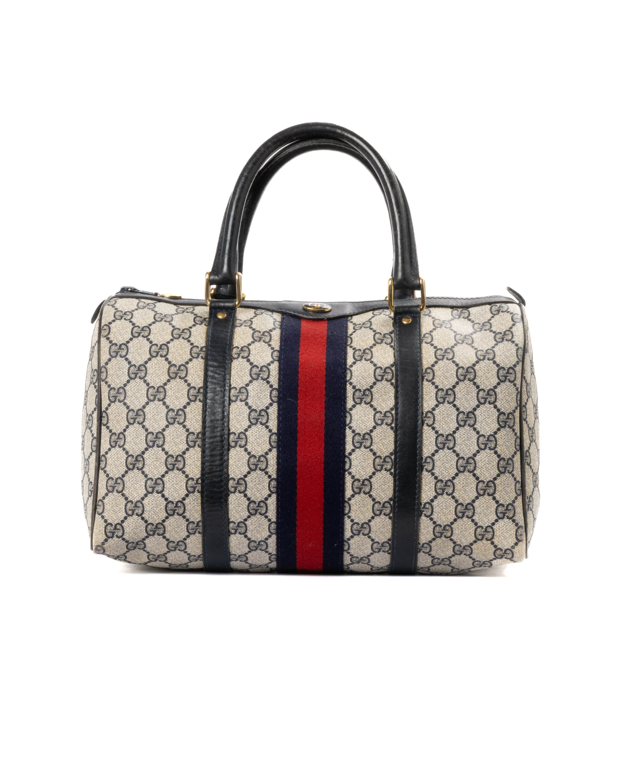 Gucci Boston Vintage Medium GG Supreme Blu
