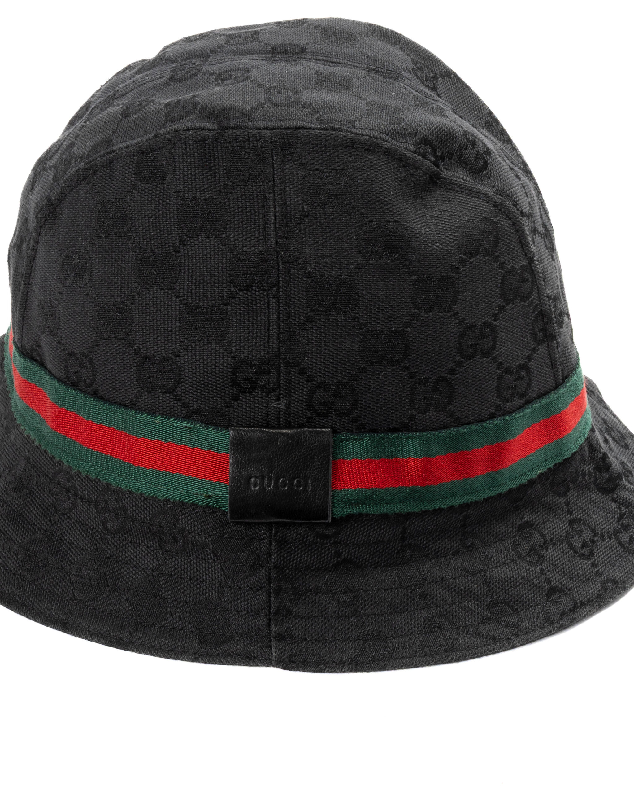 Alternative view of Gucci Cappello Cloche Web GG Supreme Nero