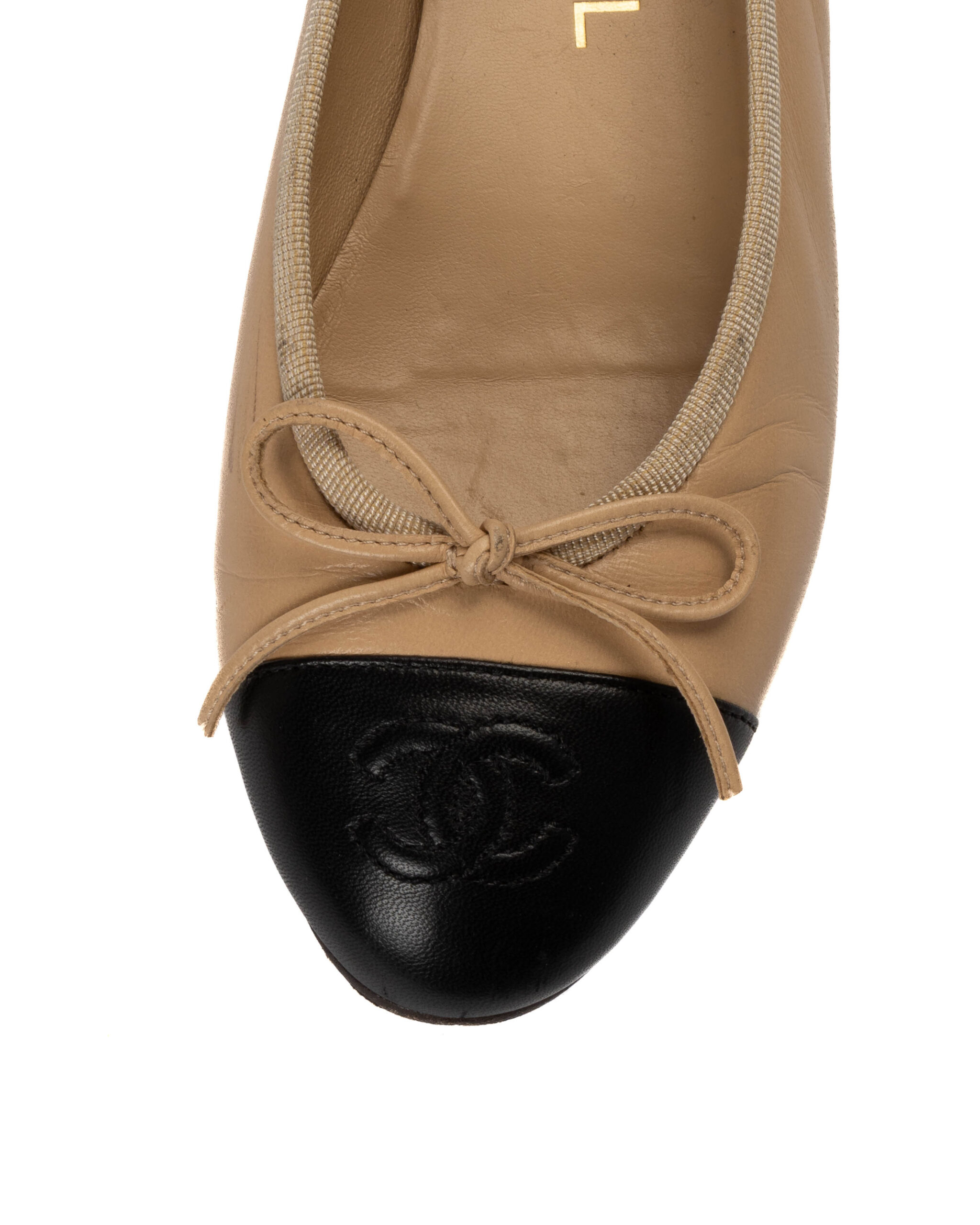 Alternative view of Chanel Ballerine CC Bicolor Beige