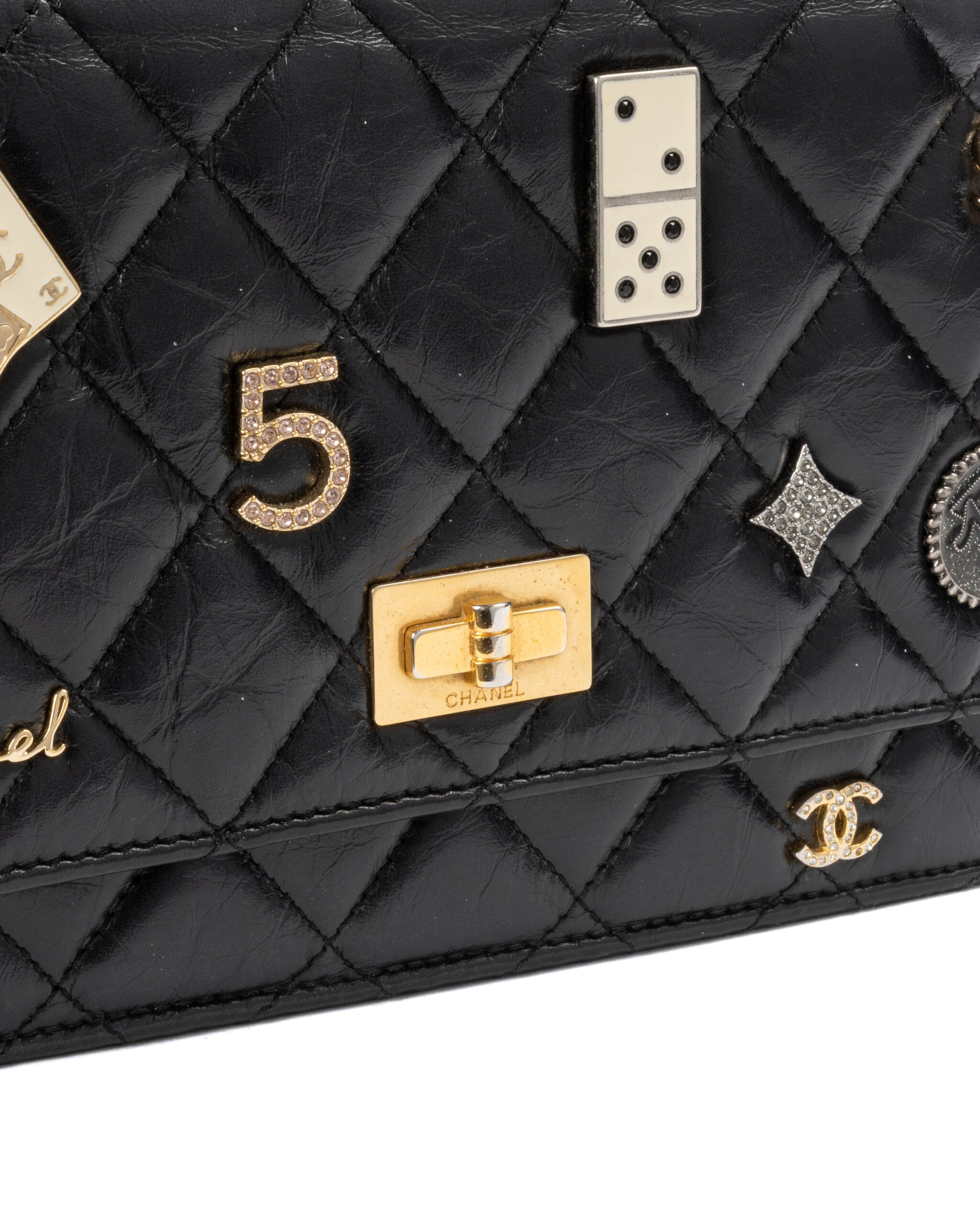 Alternative view of Chanel Wallet On Chain Reissue Casino Nera
