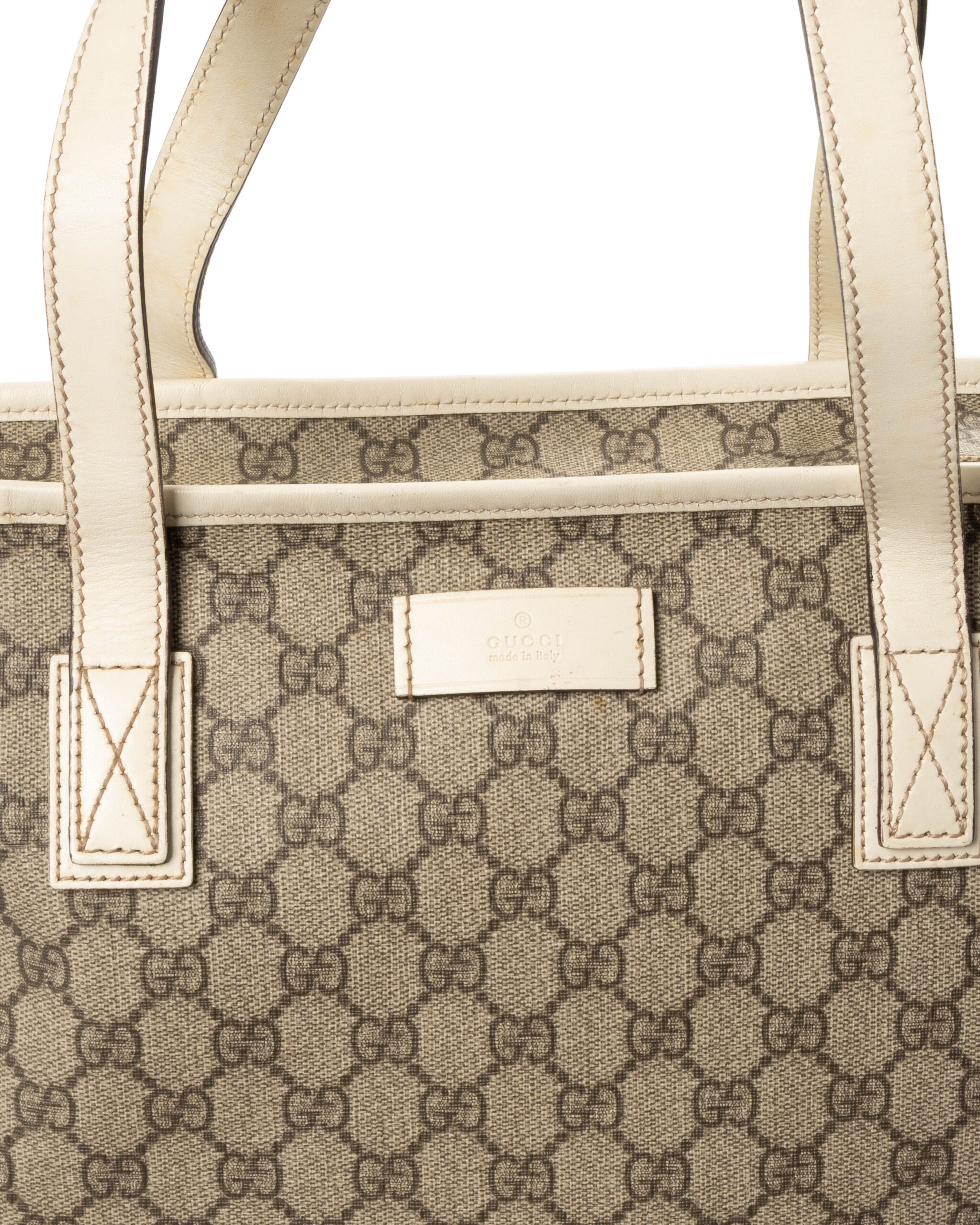 Alternative view of Gucci Shopper Medium GG Supreme Bianco