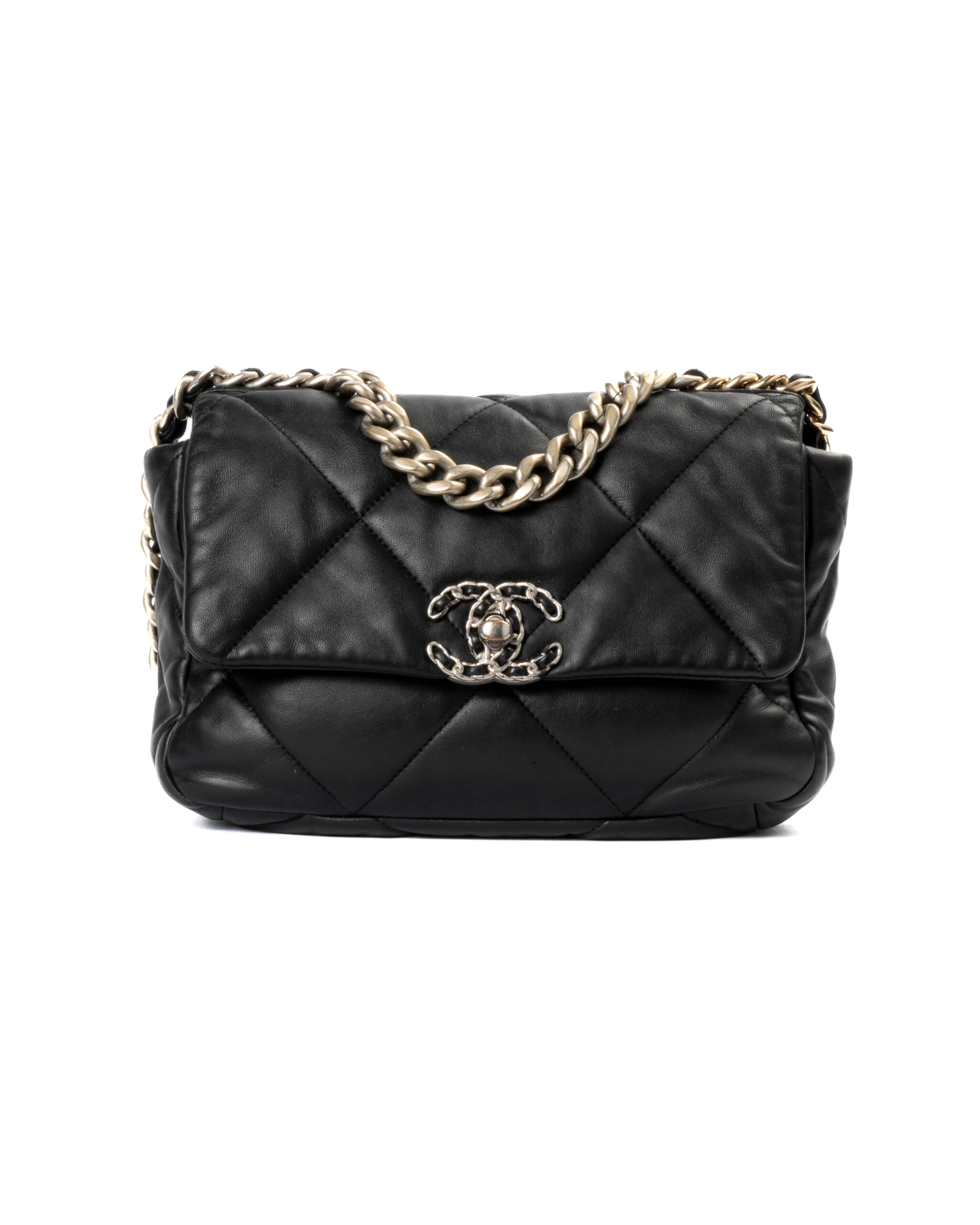 Chanel 19 Flap Small Trapuntata Nera