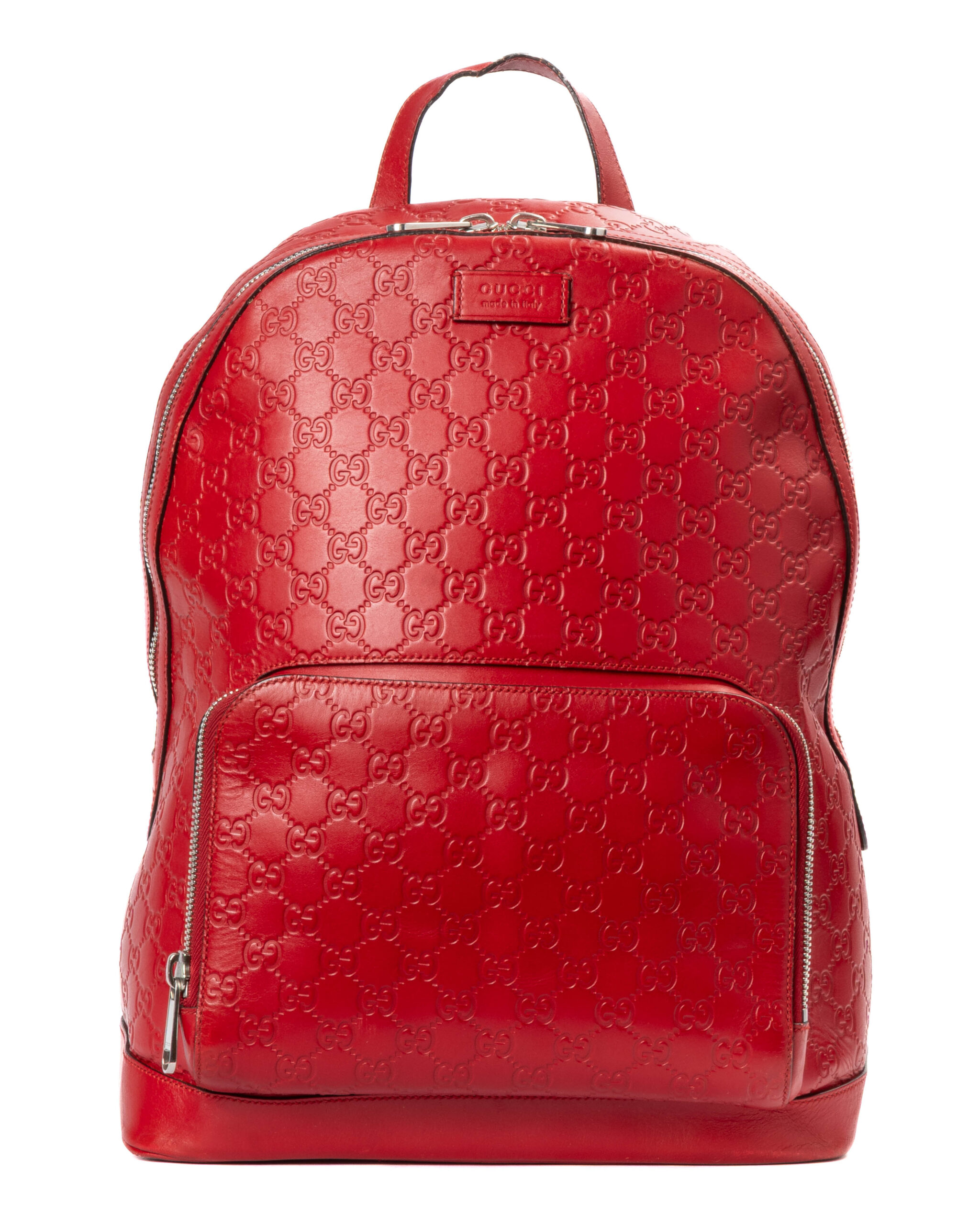 Gucci Zaino Guccissima Large Rosso