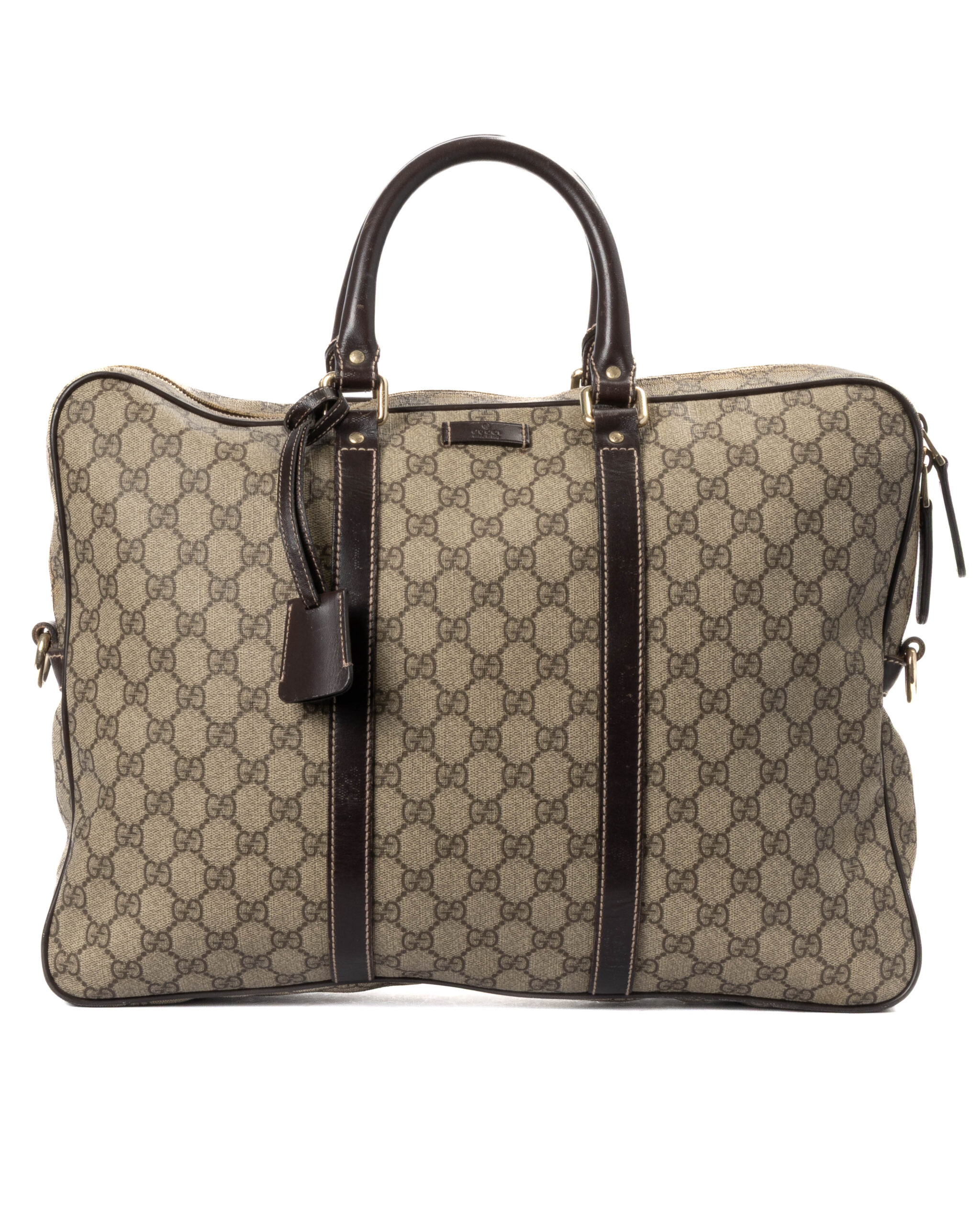 Gucci Portadocumenti Medium GG Supreme Marrone