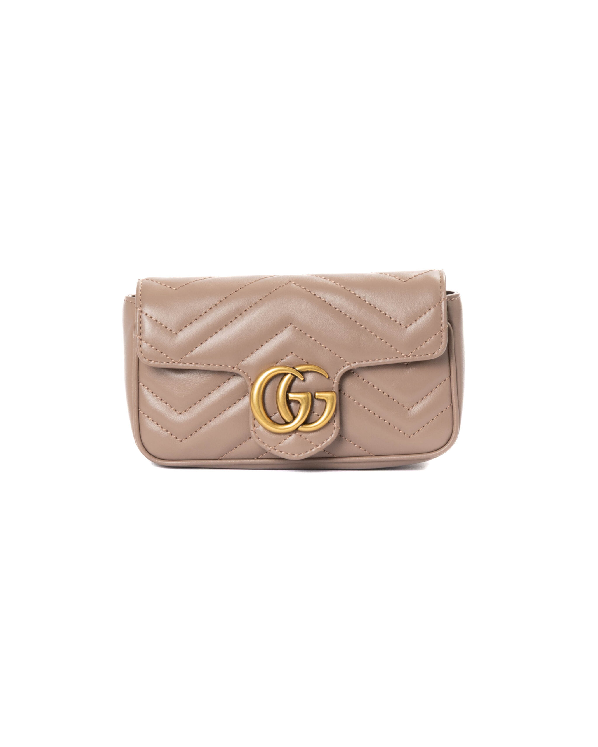 Alternative view of Gucci Mini Marmont 16 Matelassè Cipria