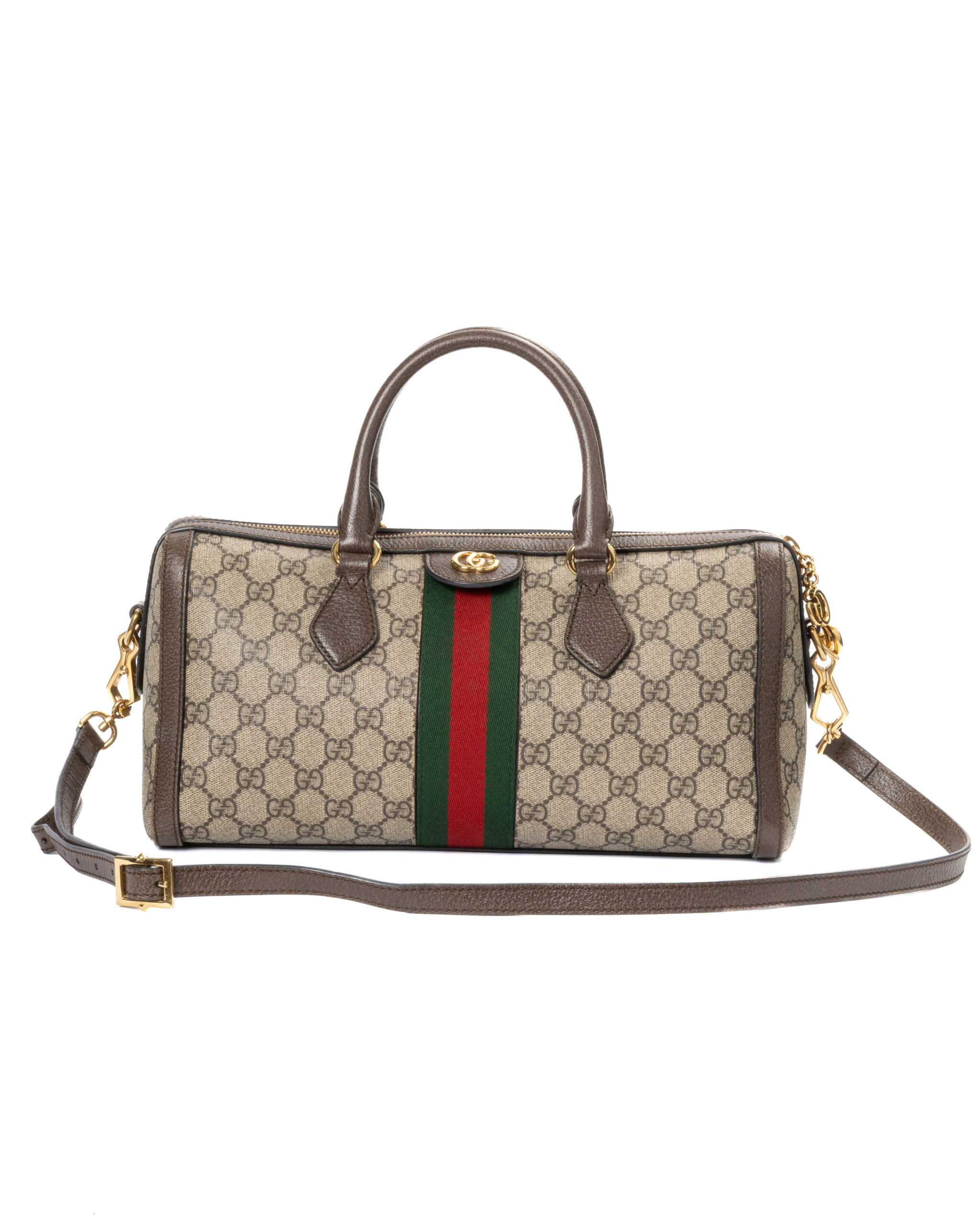 Gucci Bauletto Ophidia Medium GG Supreme Marrone