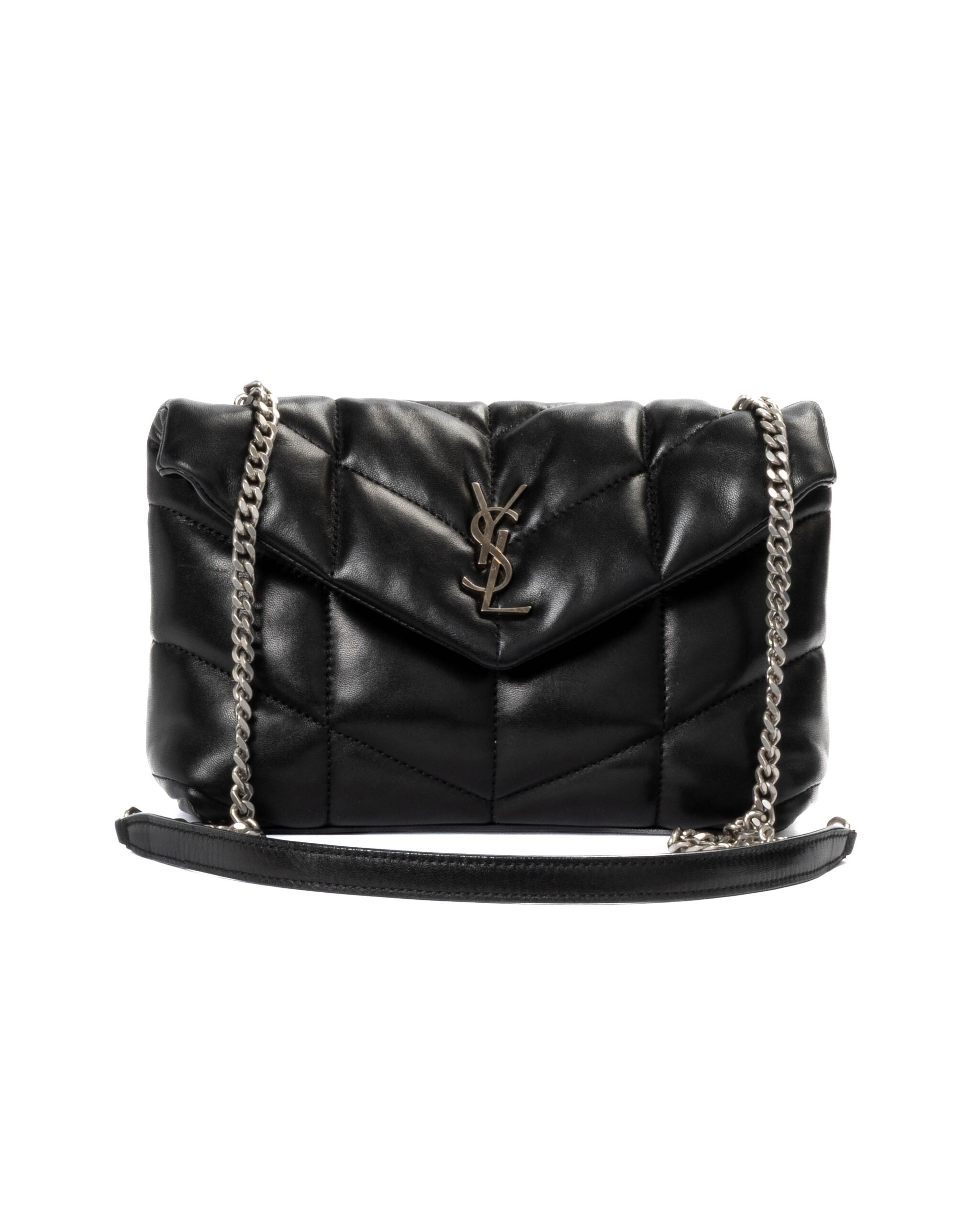 Saint Laurent Puffer Lou Toy Trapuntata Nera
