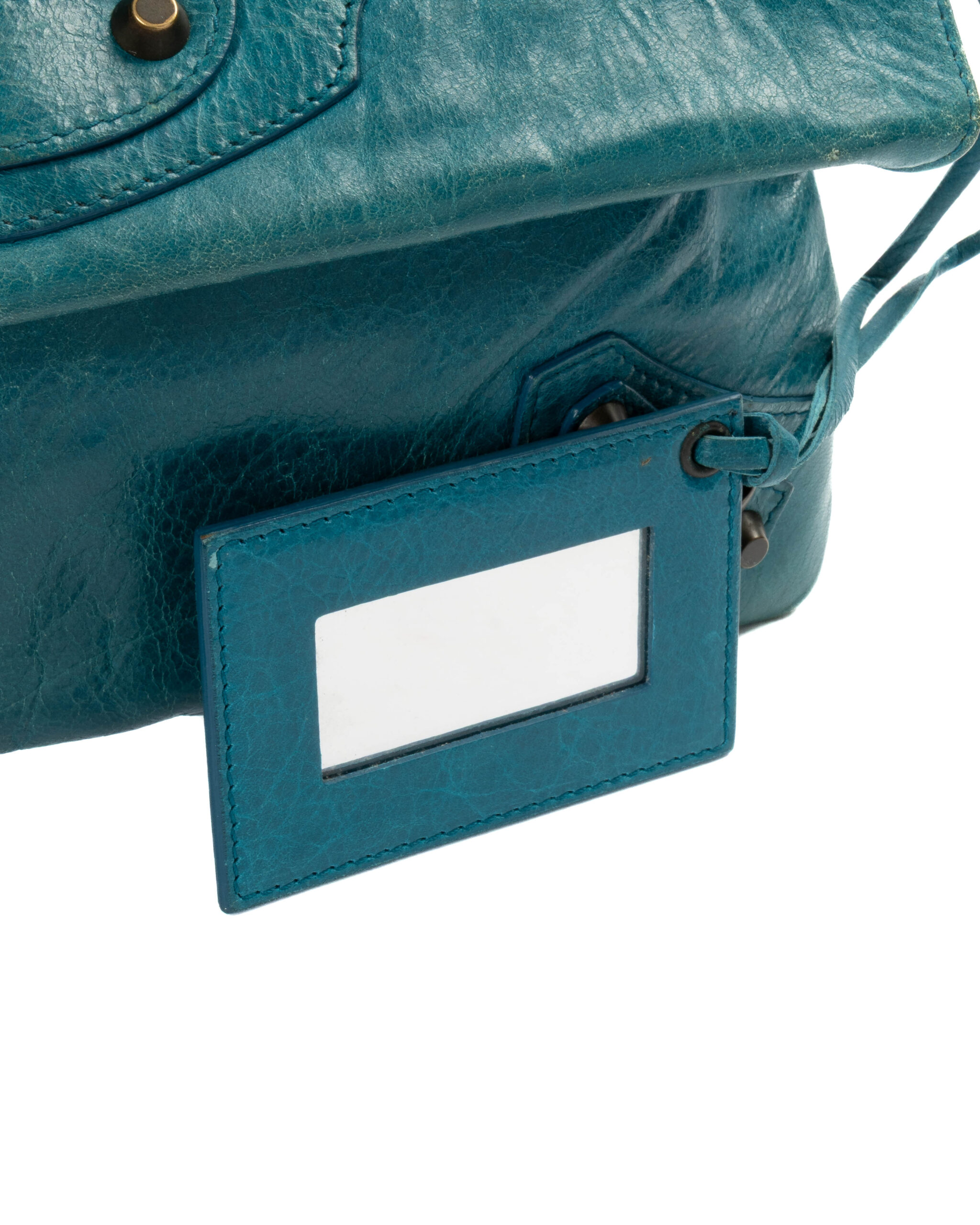 Alternative view of Balenciaga Pochette City Small Turchese