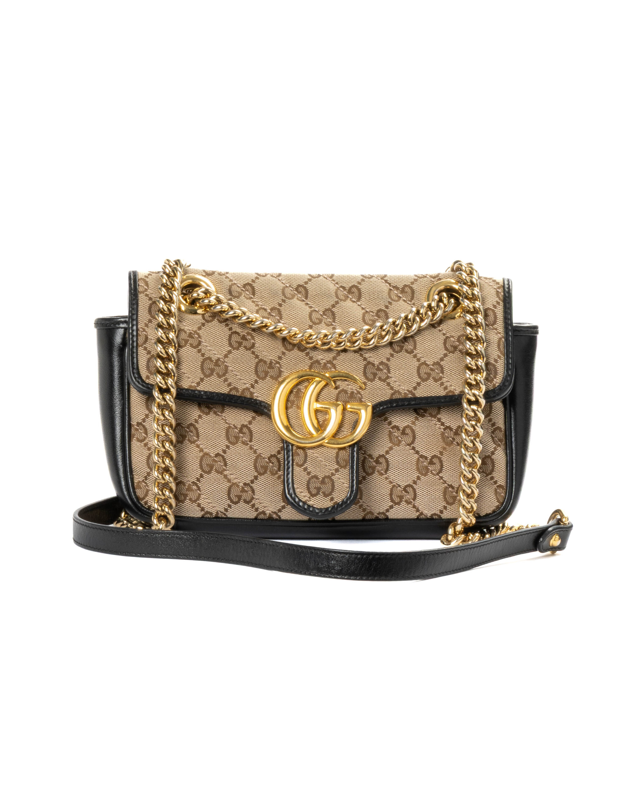 Gucci Marmont 22 GG Supreme Matelassè Nera