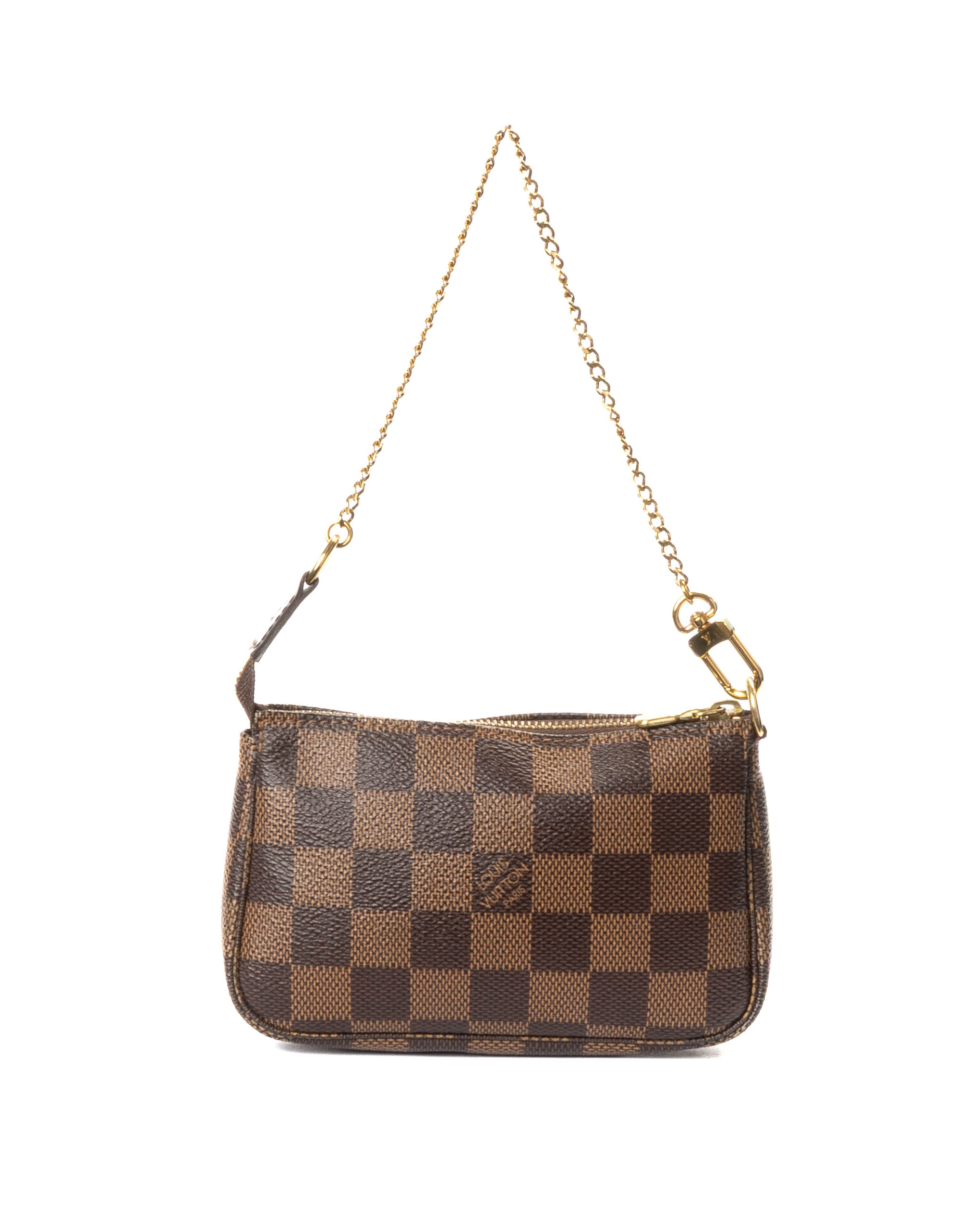 Louis Vuitton Pochette Mini Accessoires Damier Ebene