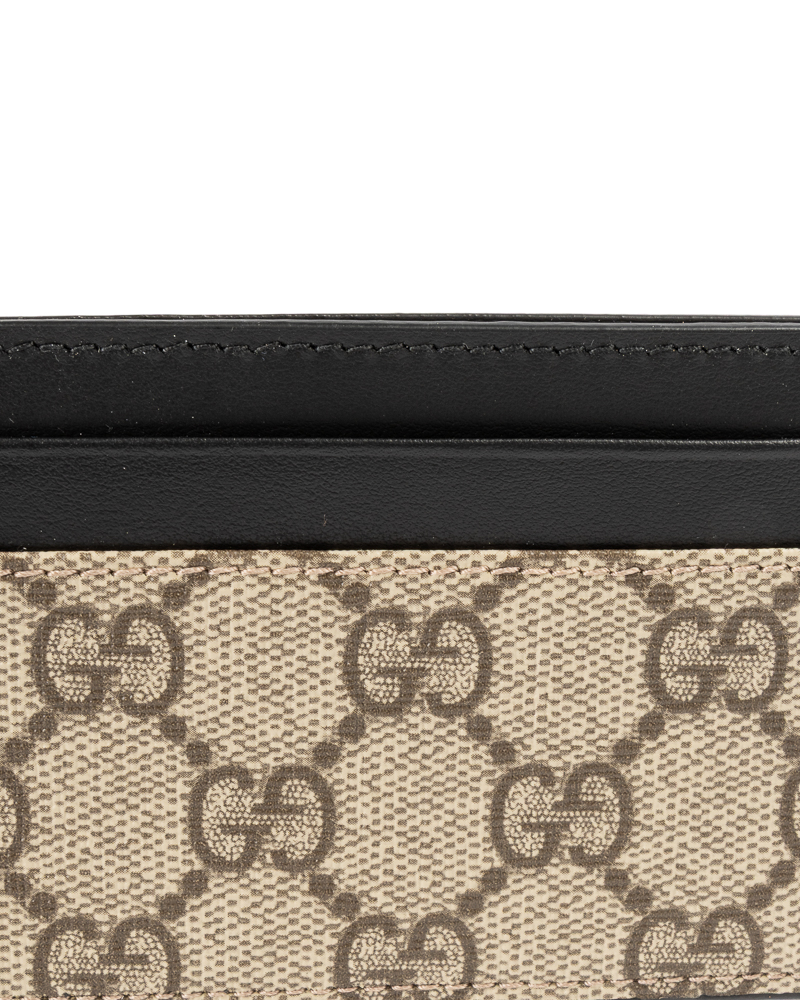 Alternative view of Gucci Portacarte GG Supreme Nero