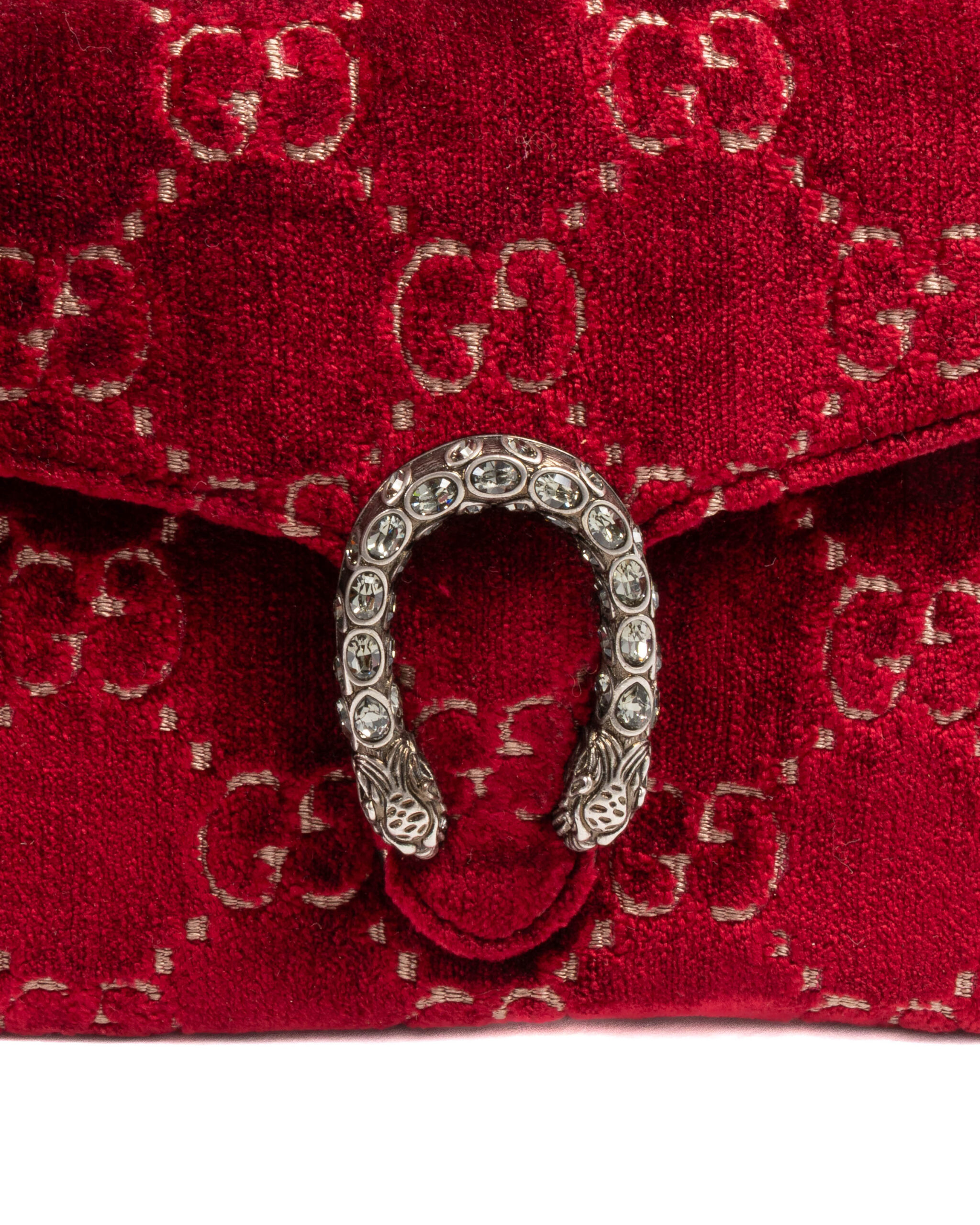 Alternative view of Gucci Dionysus Wallet On Chain Velluto Rossa