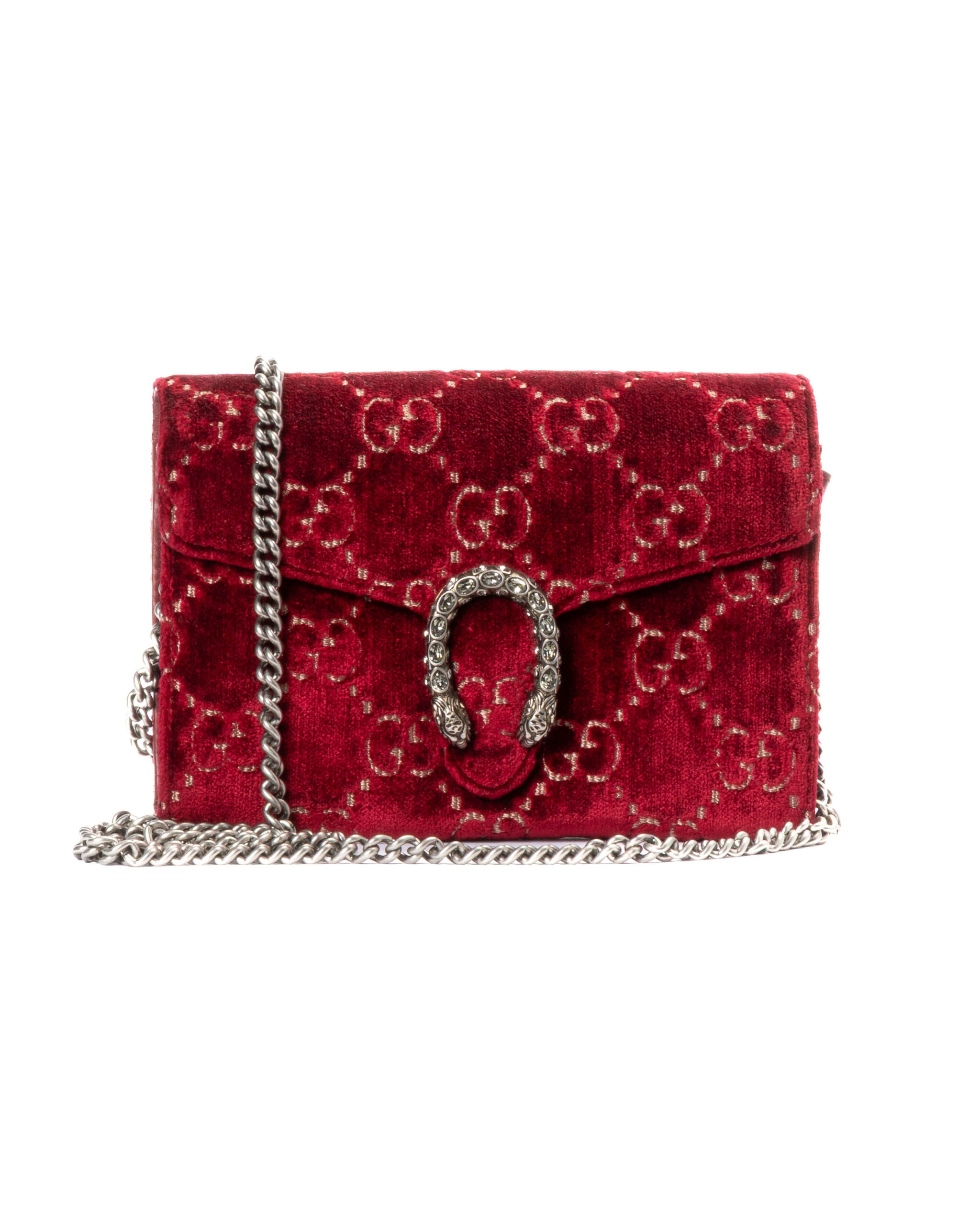 Gucci Dionysus Wallet On Chain Velluto Rossa