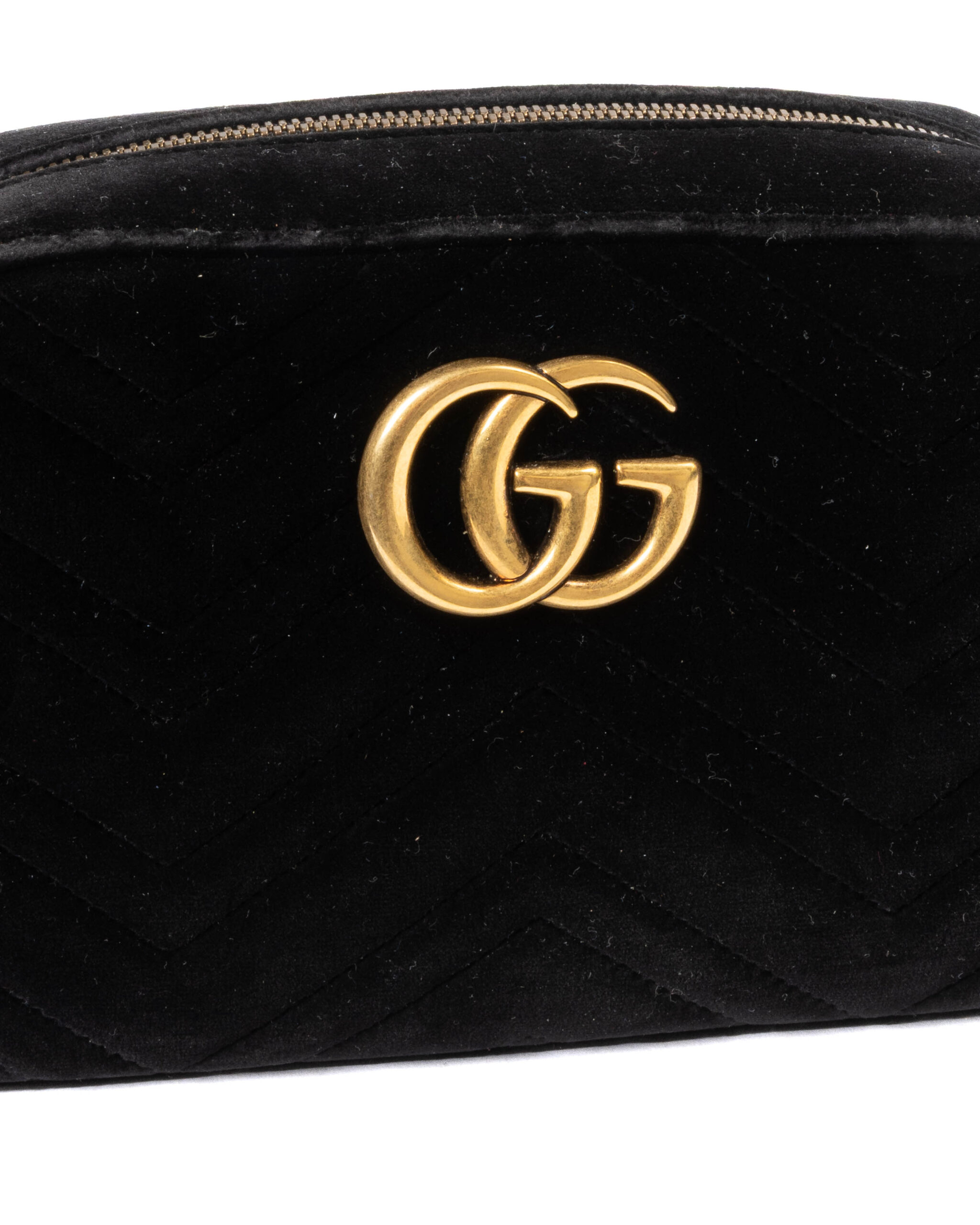 Alternative view of Gucci Camera Bag GG Marmont Velluto Nero