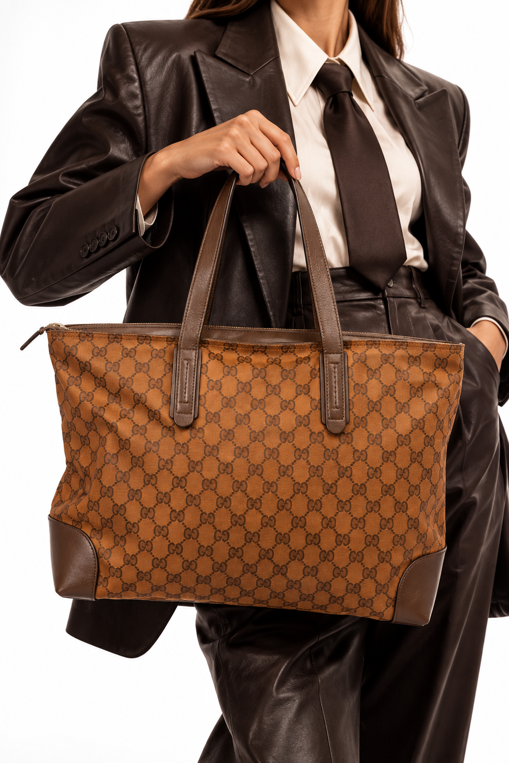 Alternative view of Gucci Shopper Medium GG Supreme Arancione