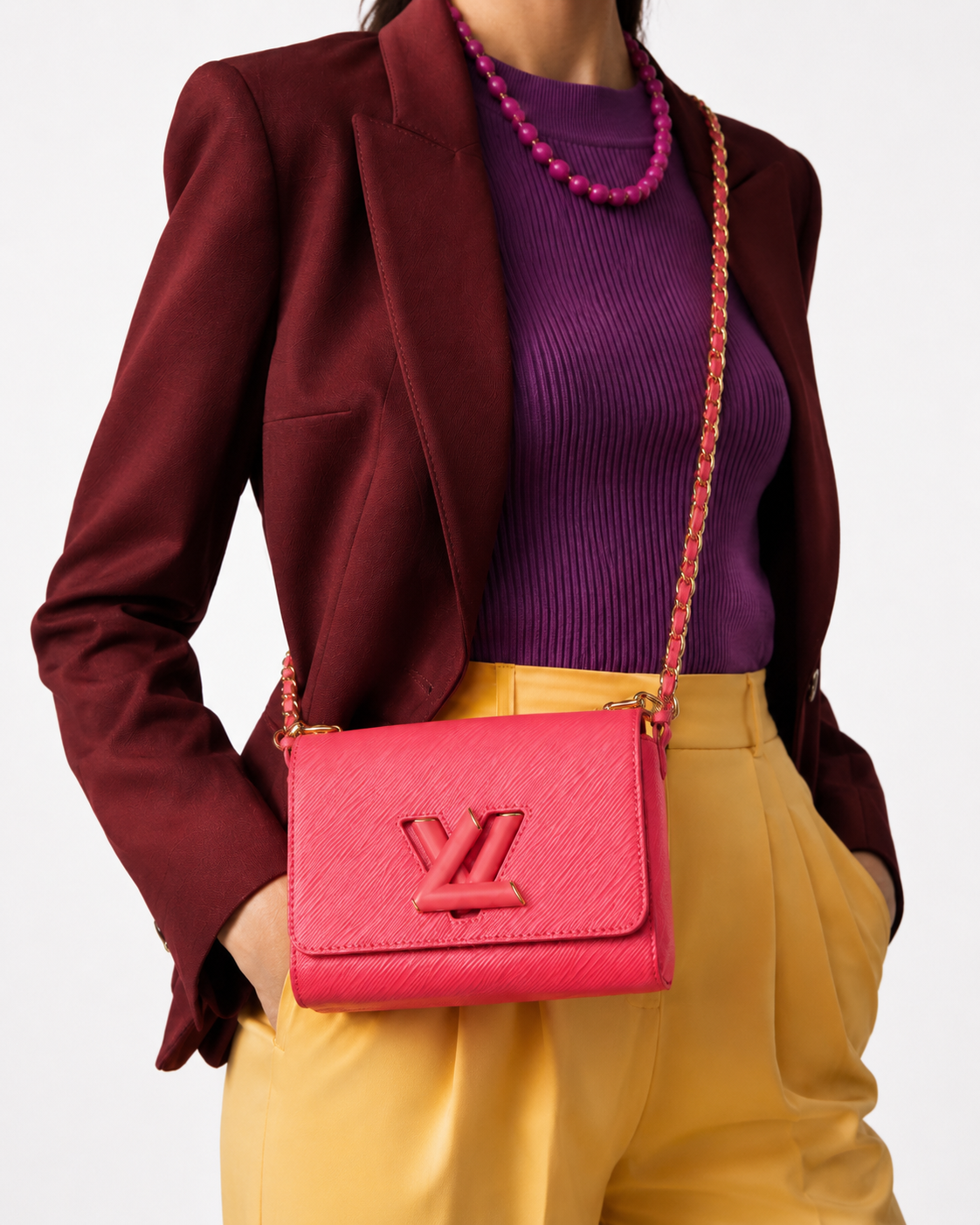 Alternative view of Louis Vuitton Twist PM Epi Fucsia